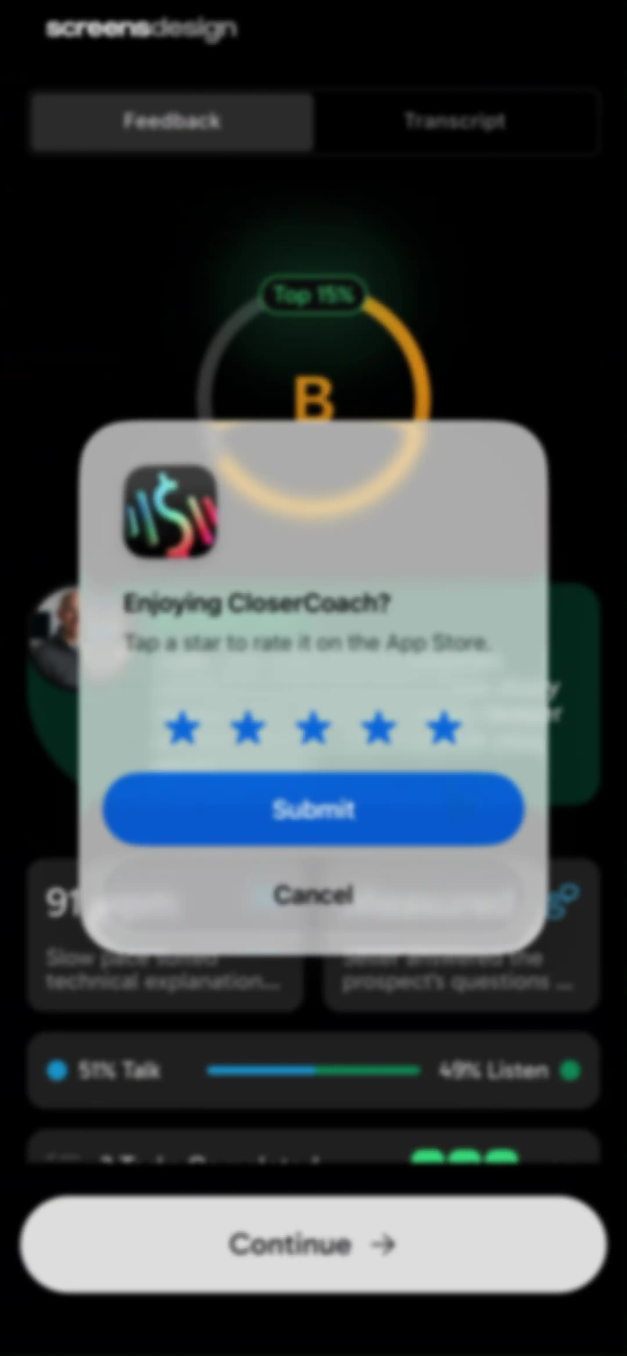 CloserCoach - AI Sales Trainer screen 60