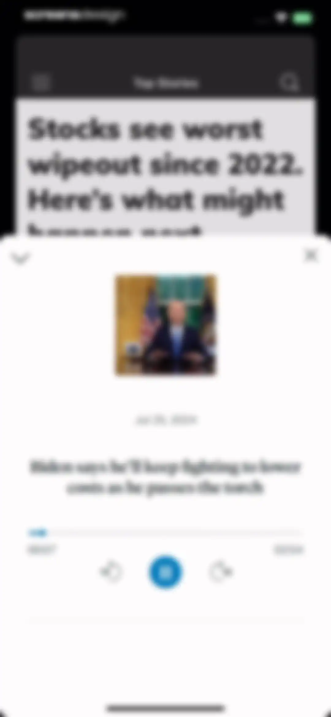 MarketWatch - News & Data screen 22