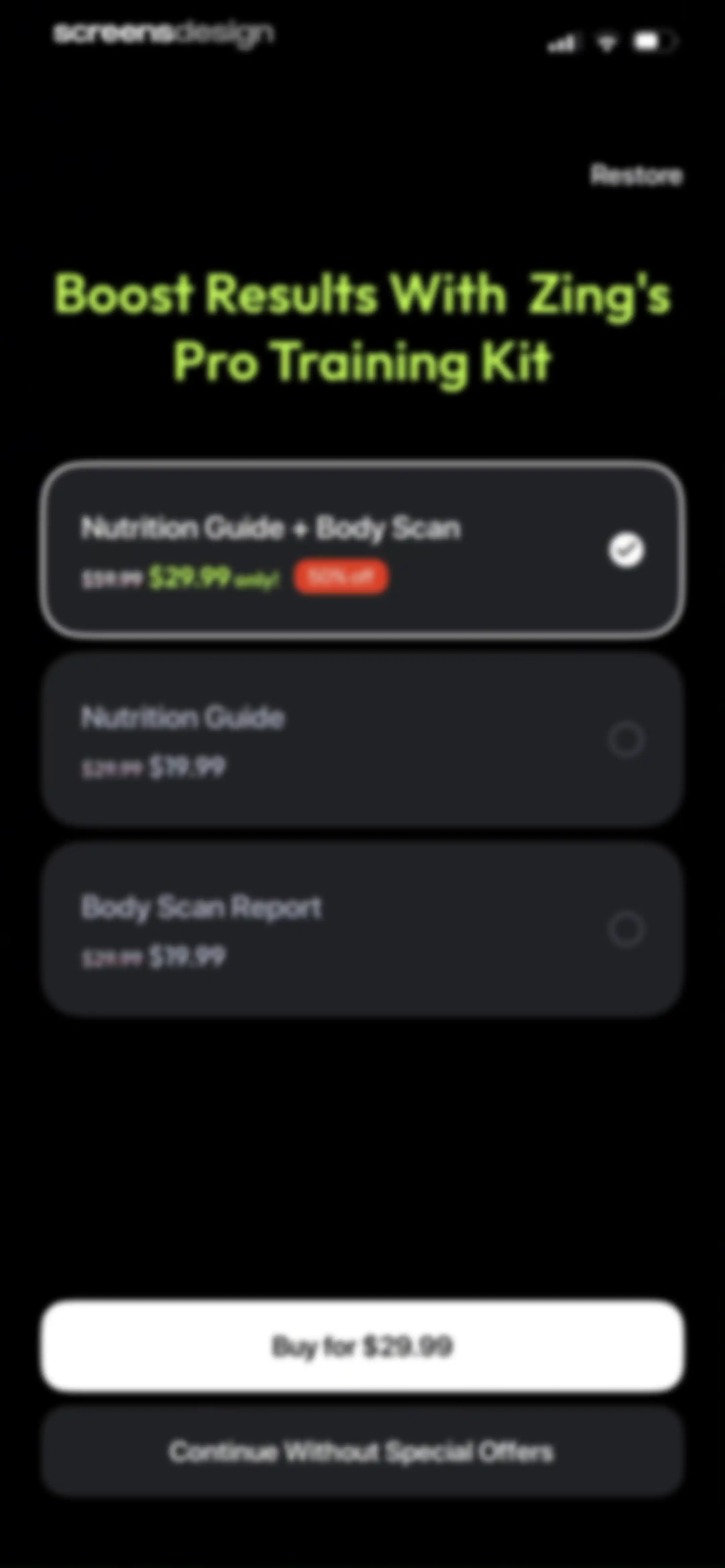 Zing AI: Home & Gym Workouts screen 60