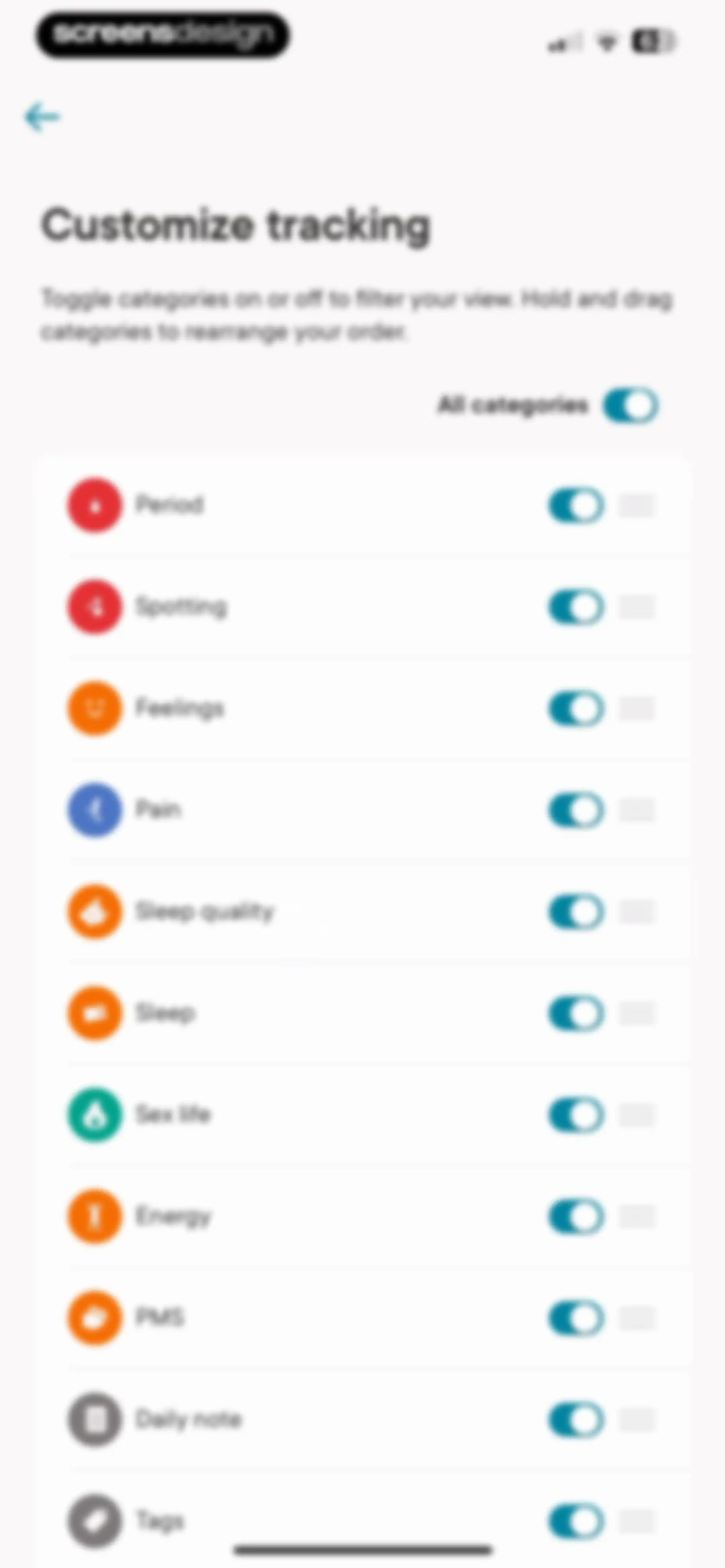Clue Period & Cycle Tracker screen 86