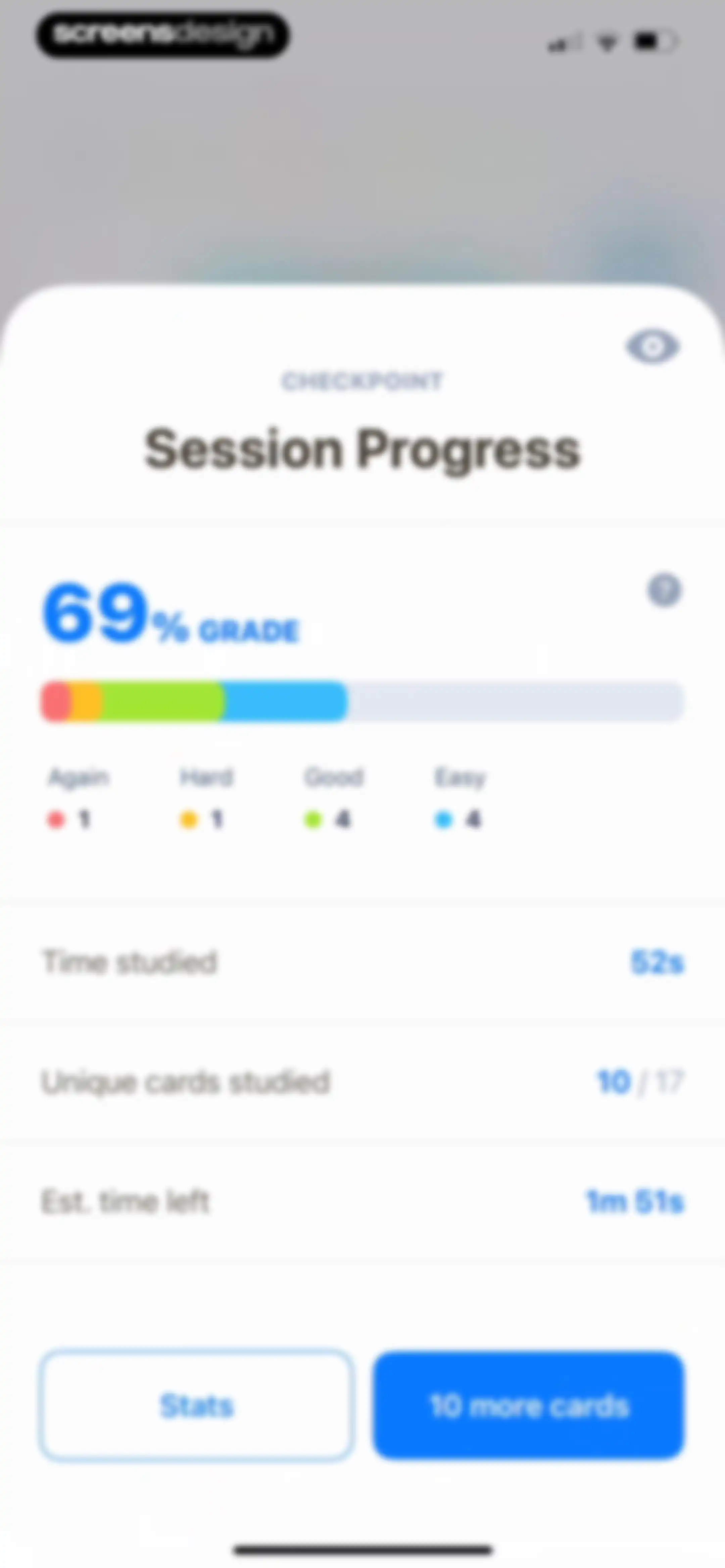 Mopiq: AI Flashcards Learning screen 68