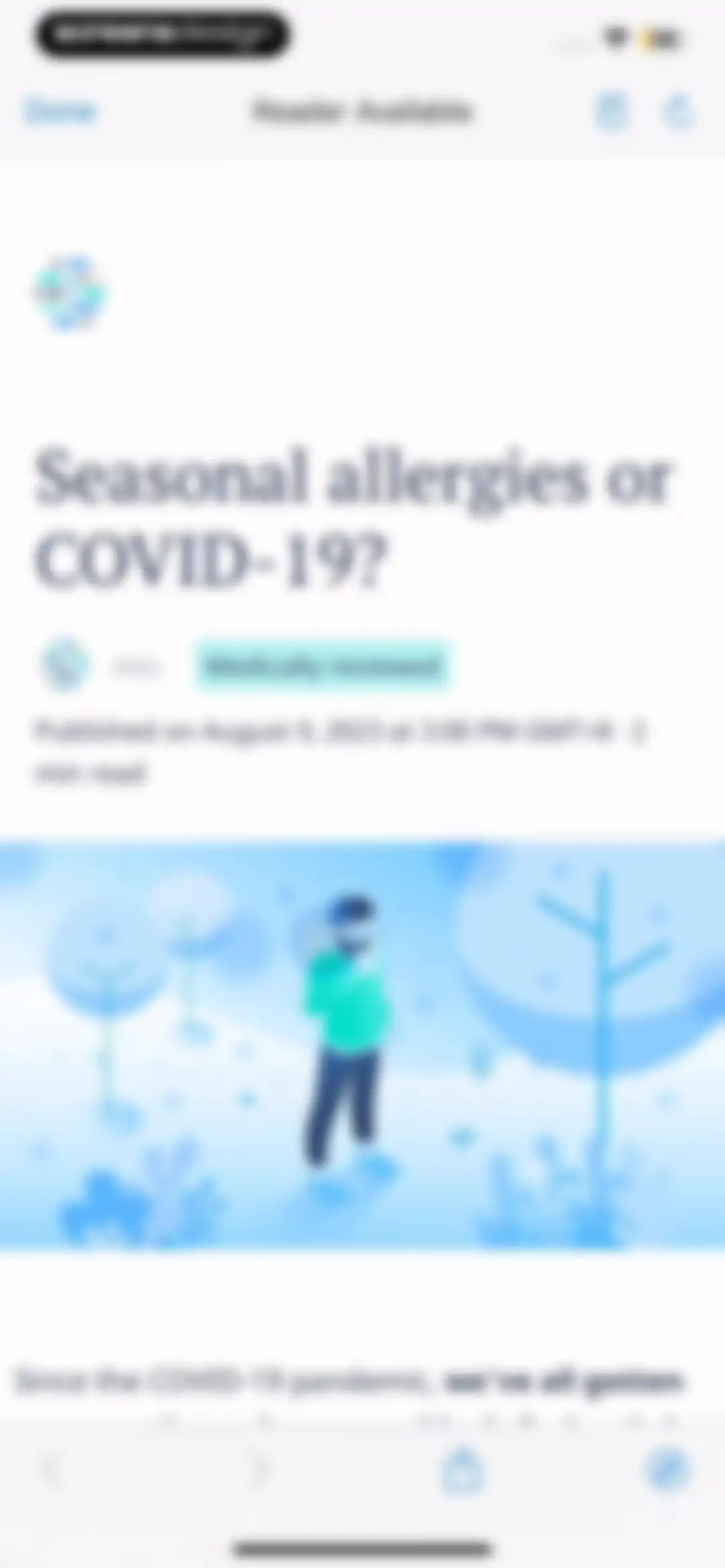 Ada - your health portal screen 51