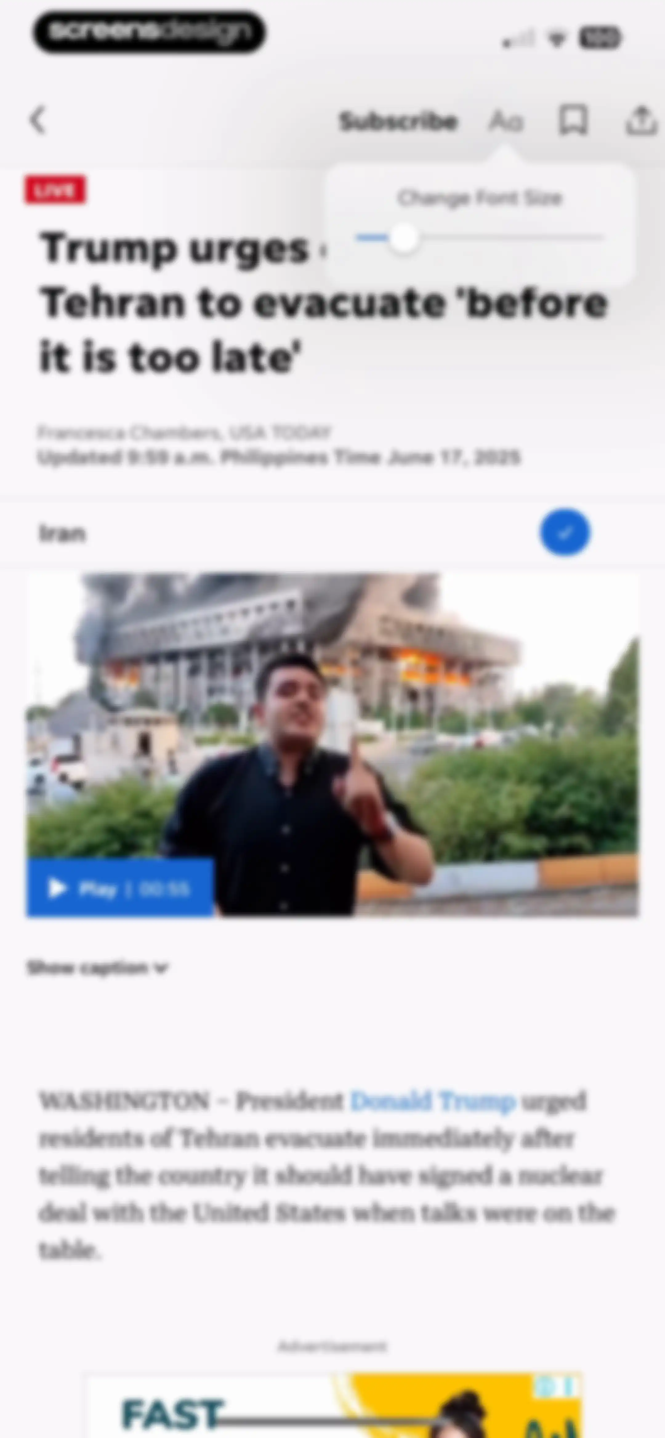 USA TODAY: US & Breaking News screen 21