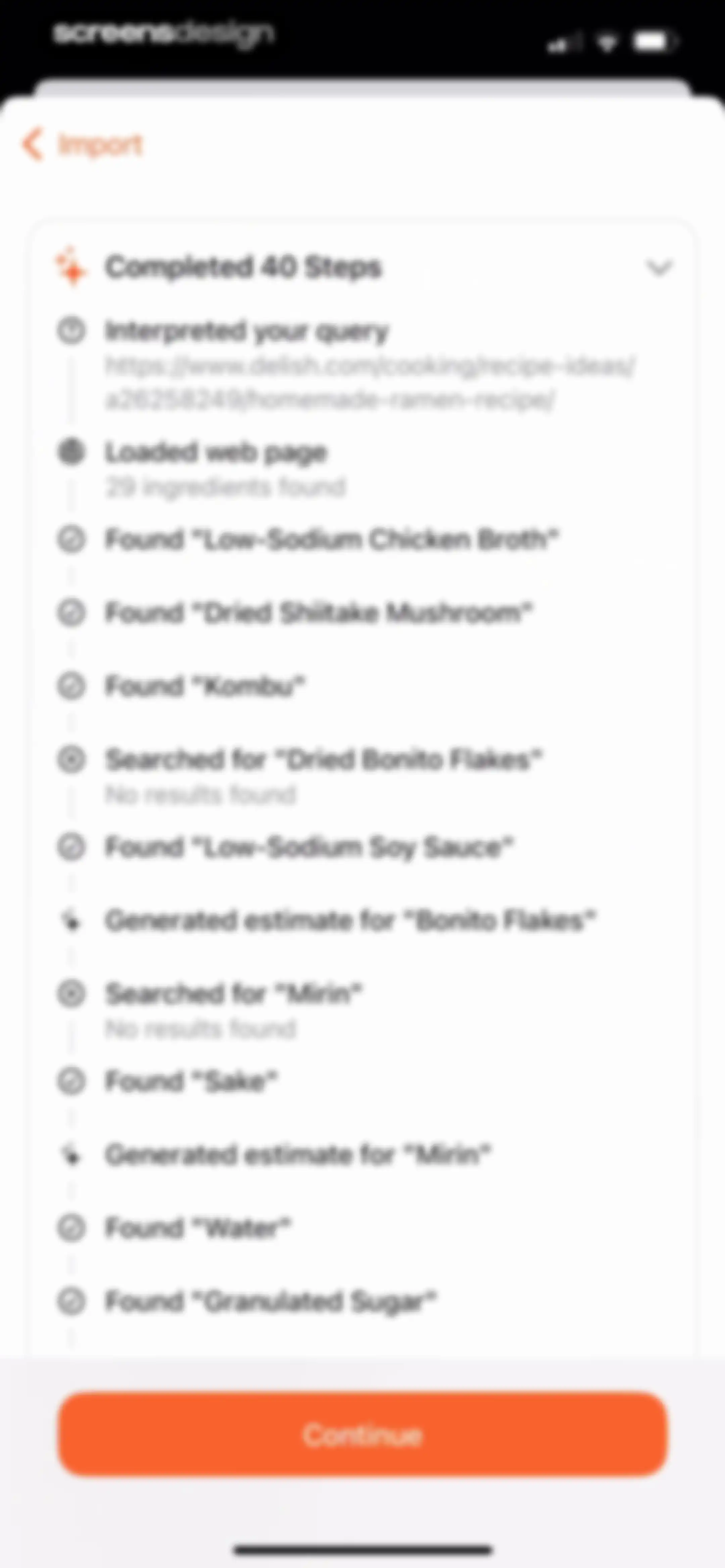 Nutrition Tracker: Foodnoms screen 89