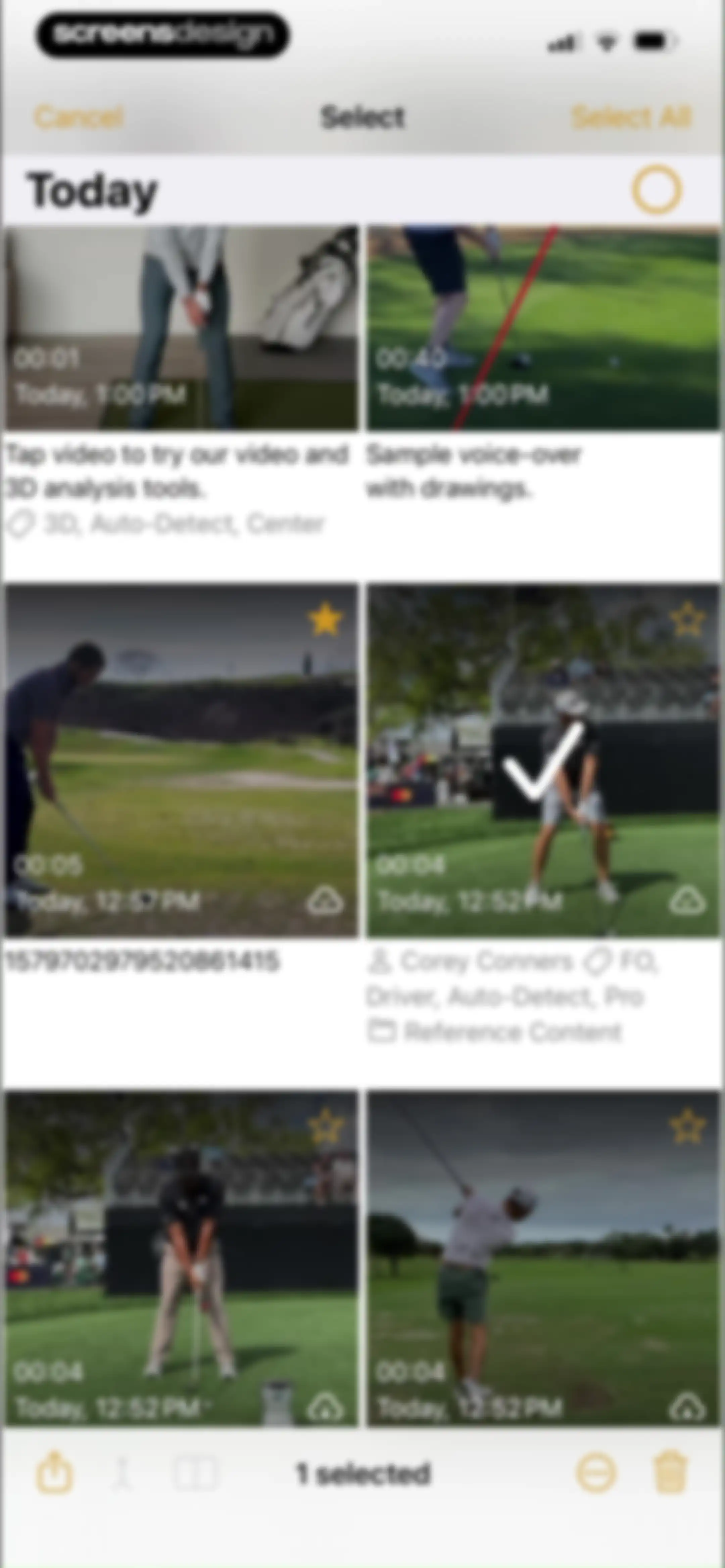 Onform: Video Analysis App screen 81