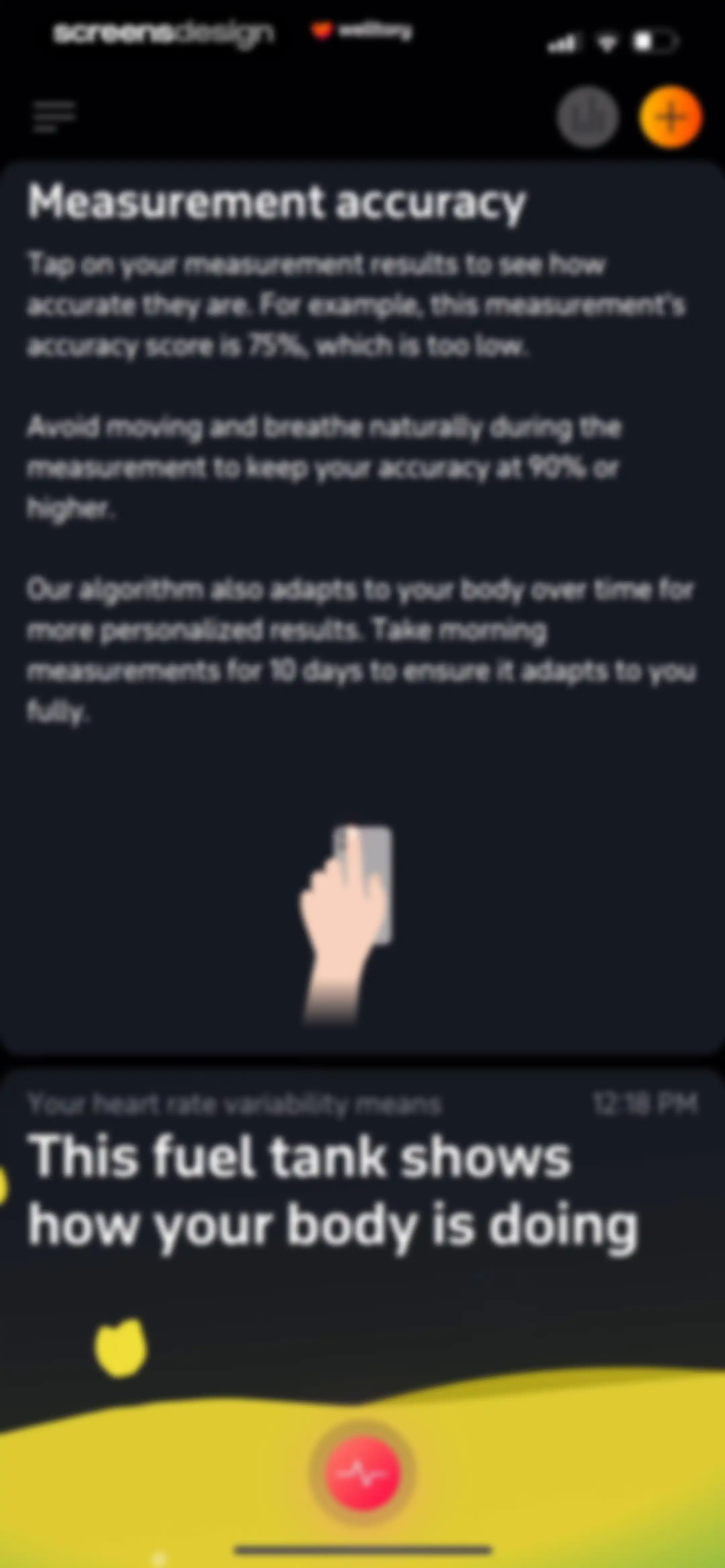 Welltory: Health, Heart Rate screen 46