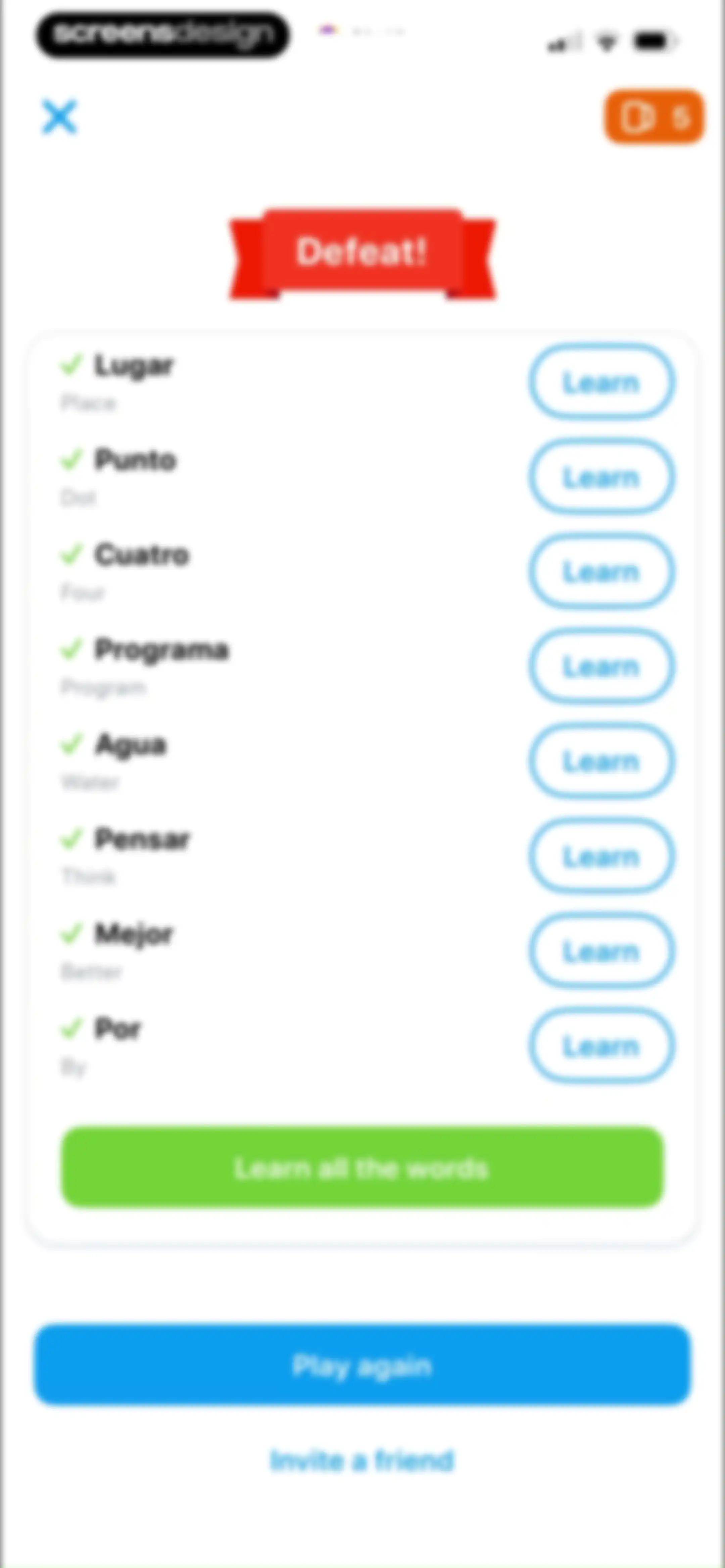 EWA: Learn Languages screen 147