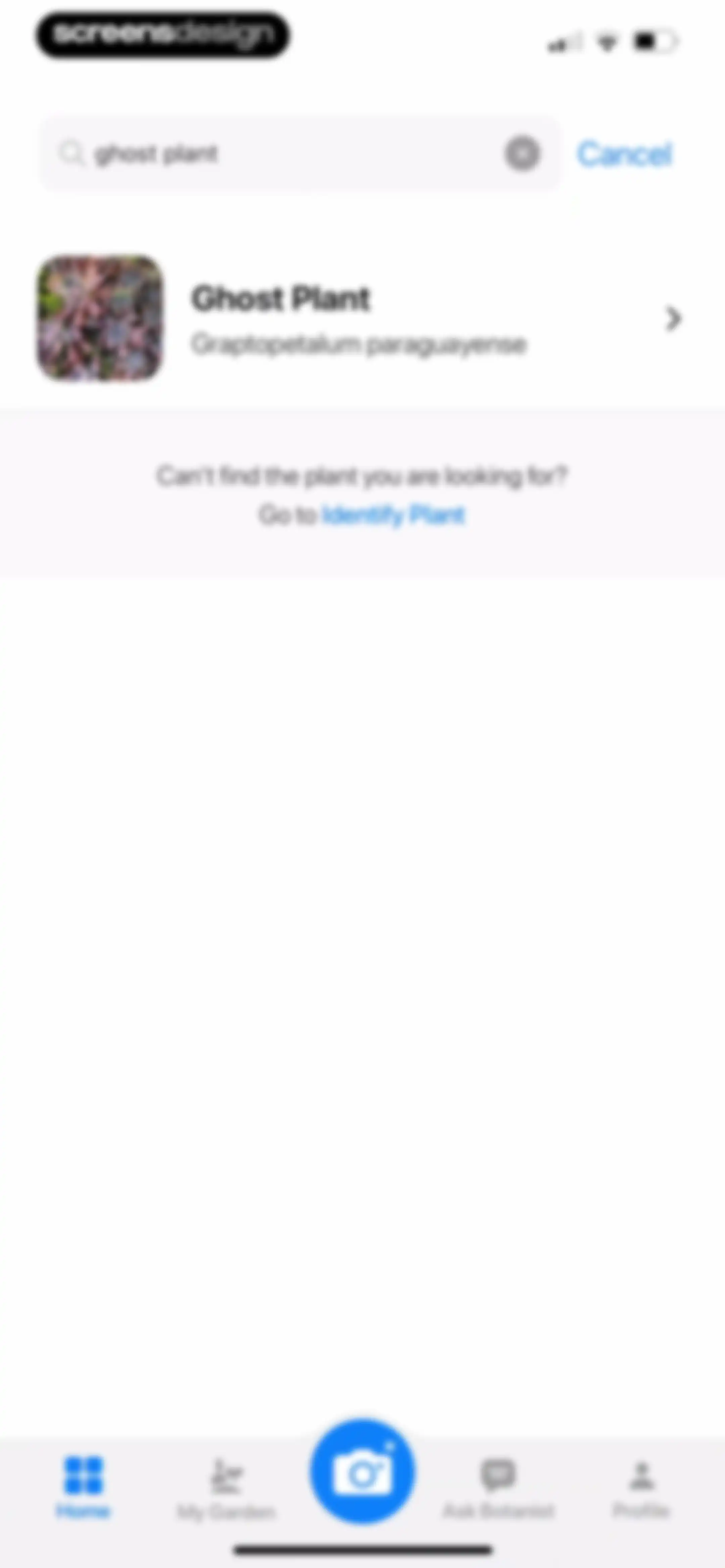 Plant App: Plant Identifier screen 124