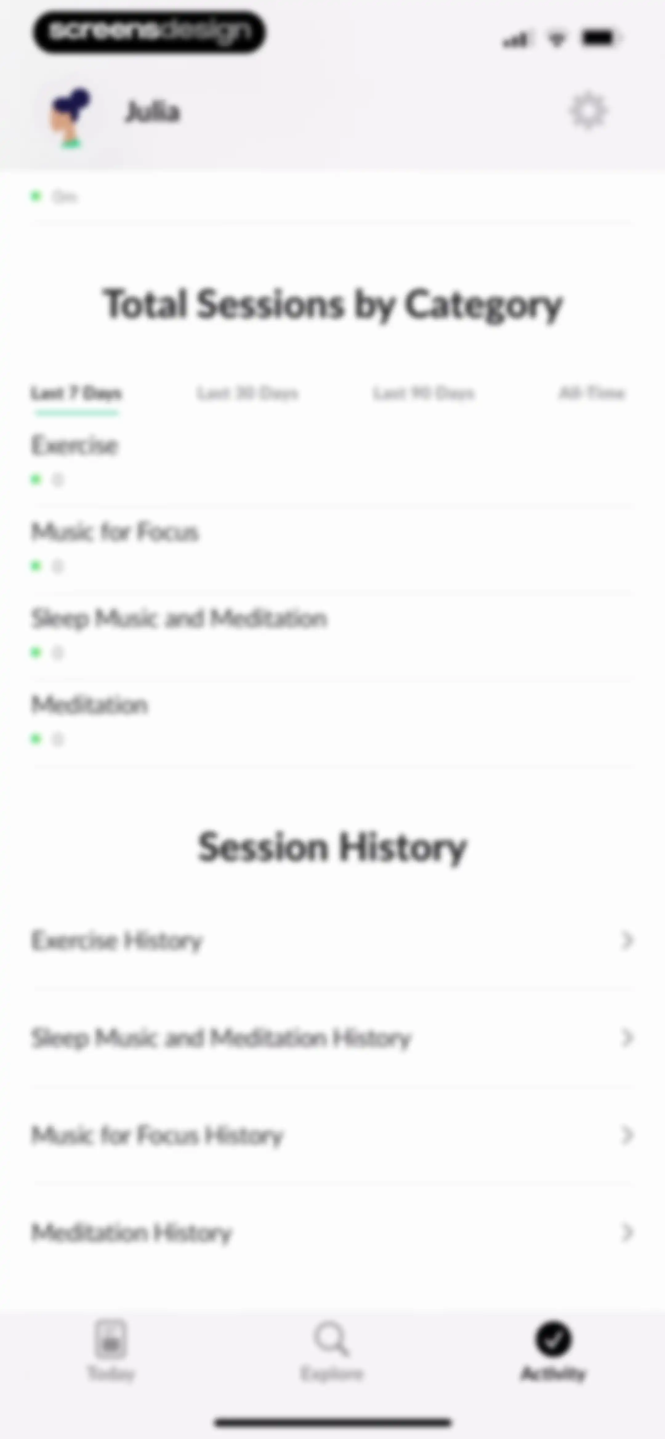 Asana Rebel: Get in Shape screen 101