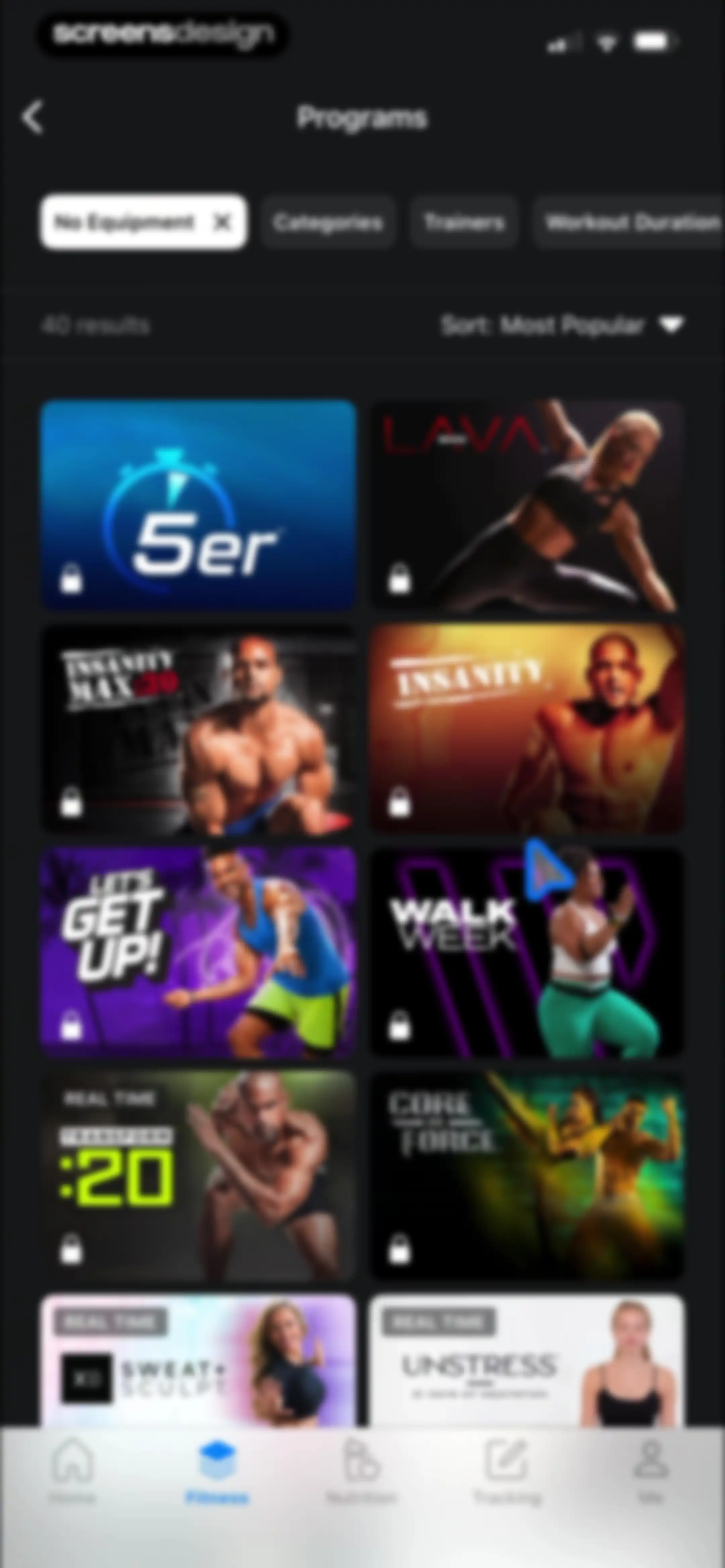 BODi Home Fitness & Workouts screen 61