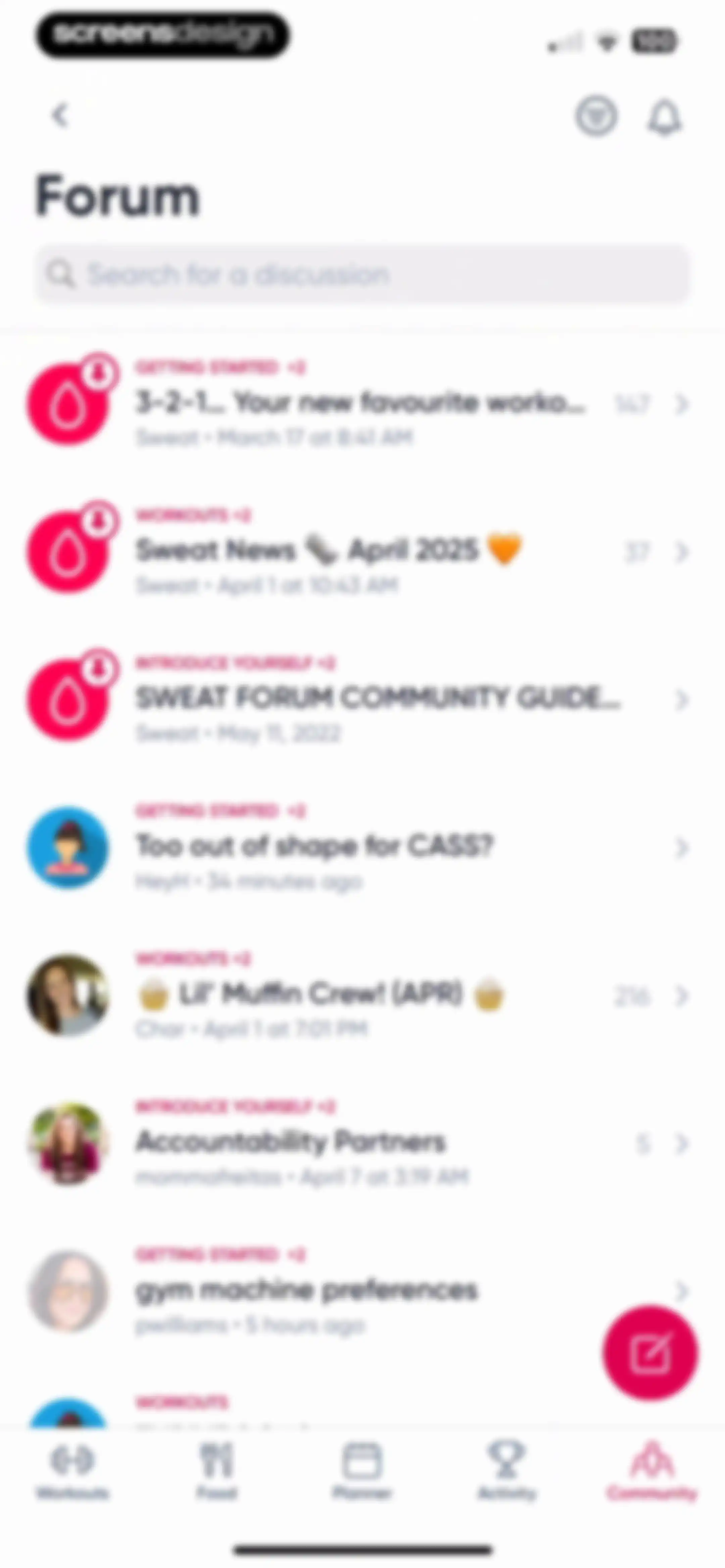 Sweat: Fitness App For Women screen 160