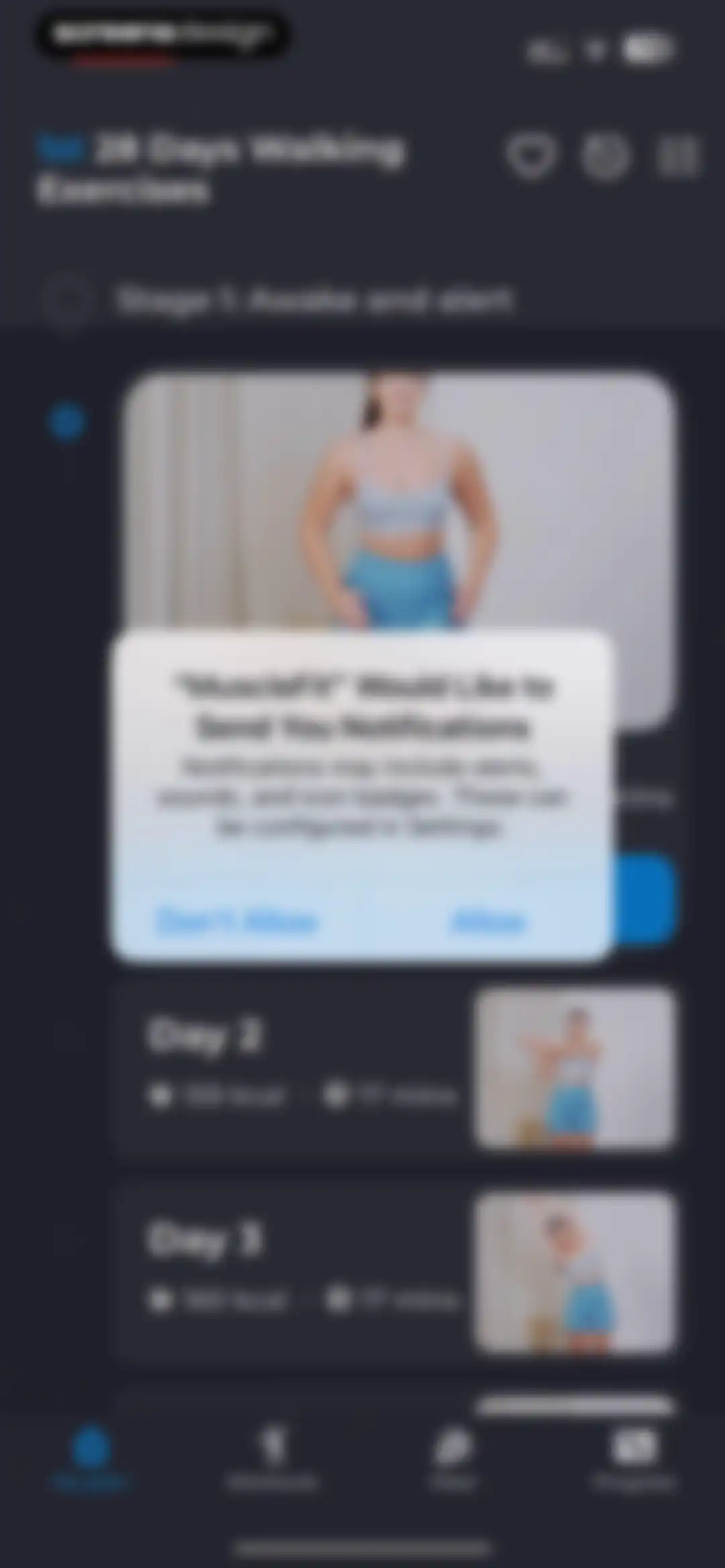 Workout Planner MuscleFit screen 27