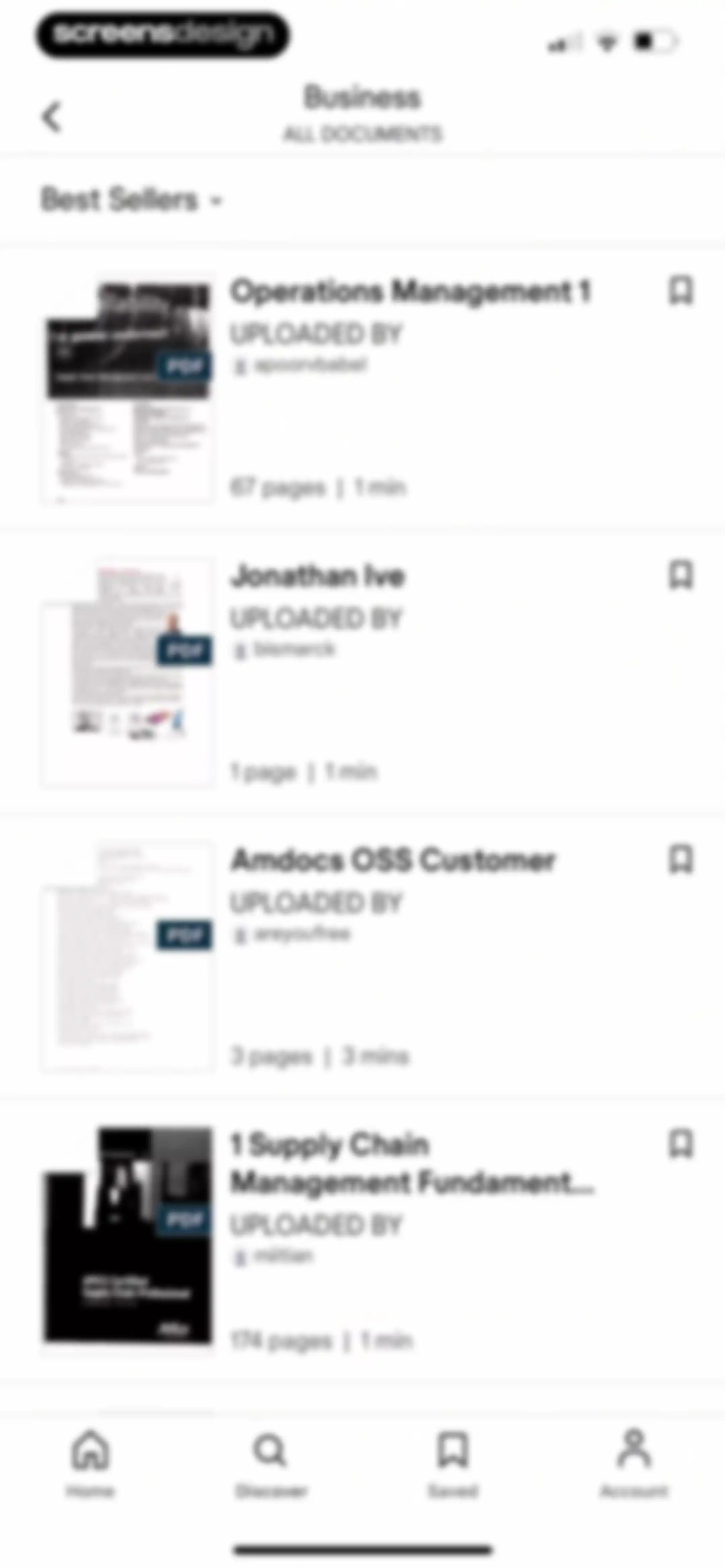 Scribd: 170M+ documents screen 40