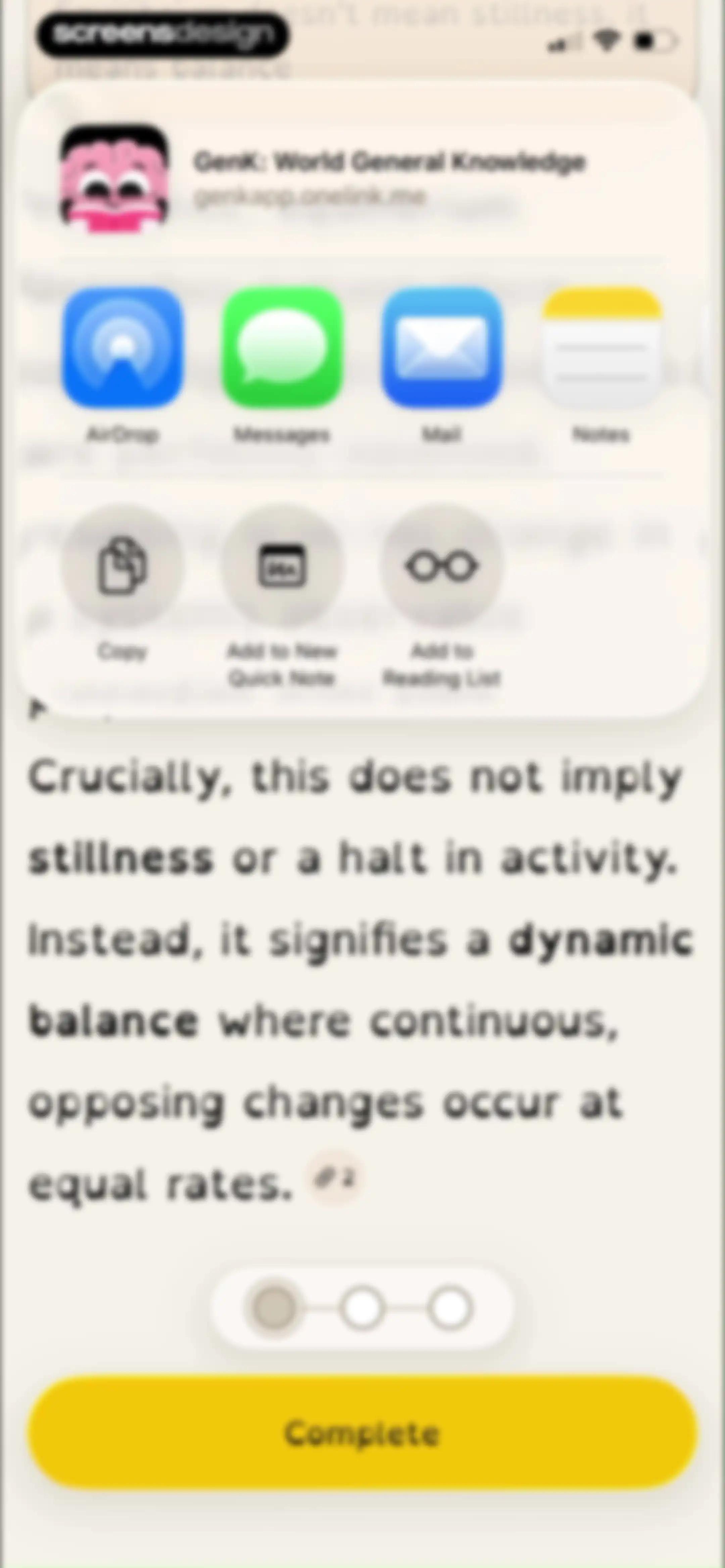 GenK: Daily Learning & Quiz screen 39