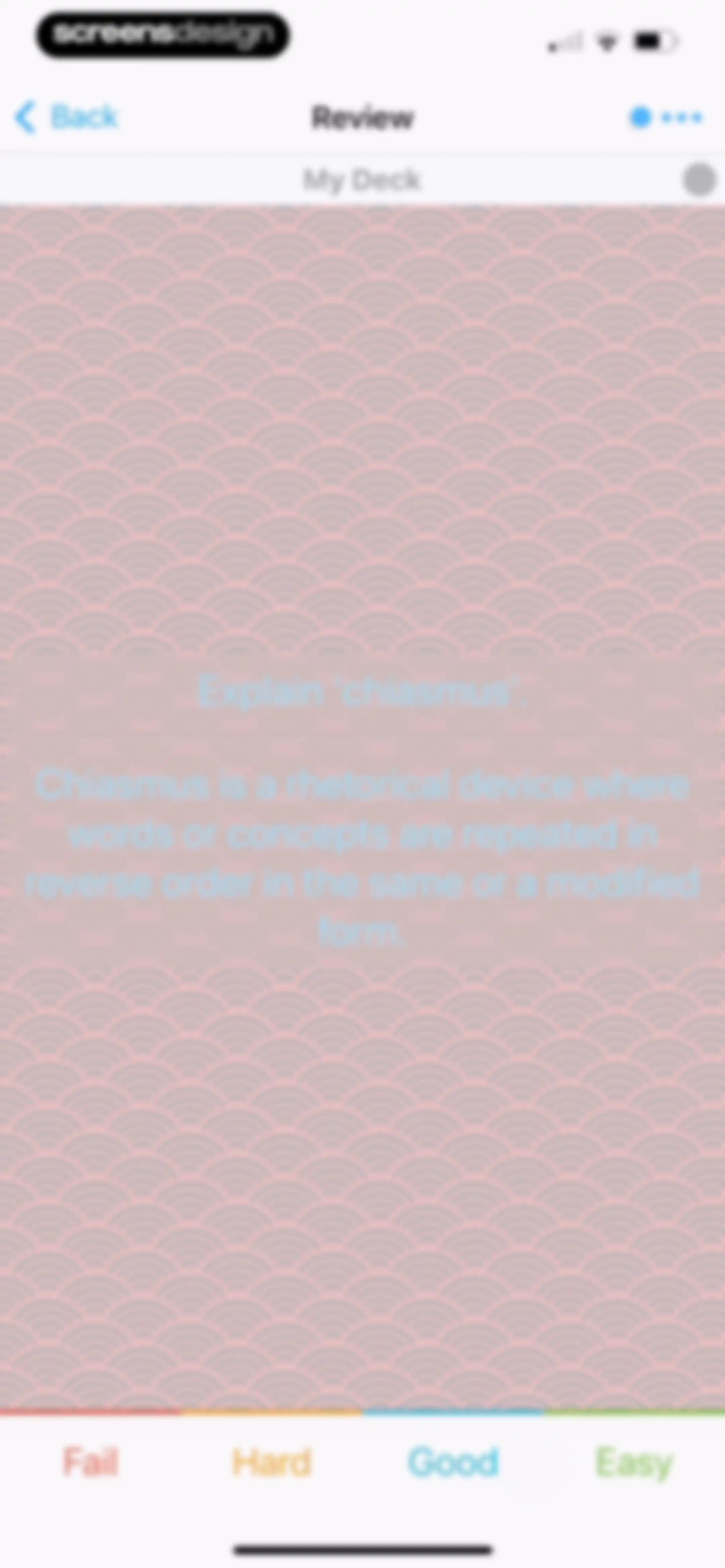 AlgoApp - Flashcards screen 92