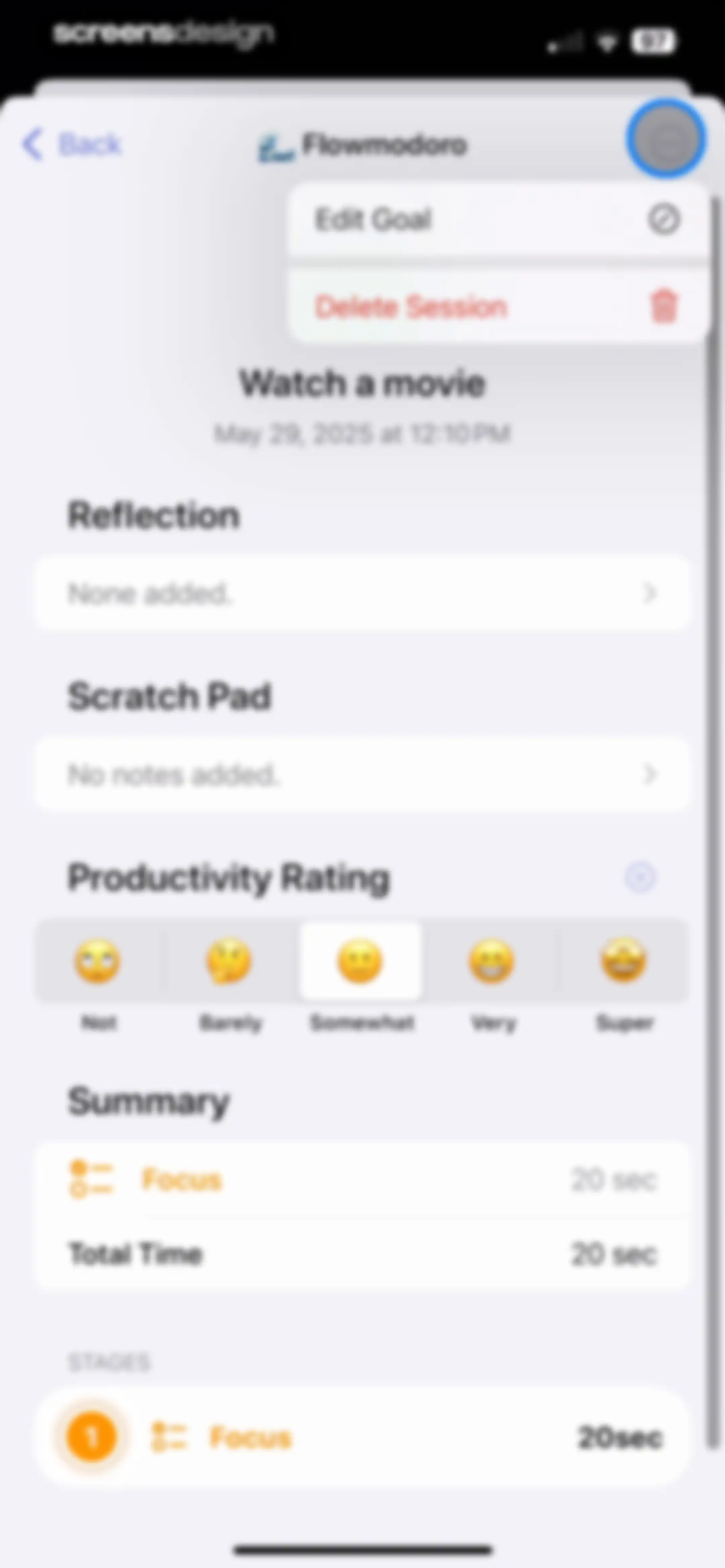 Focused Work - Pomodoro Timer screen 112