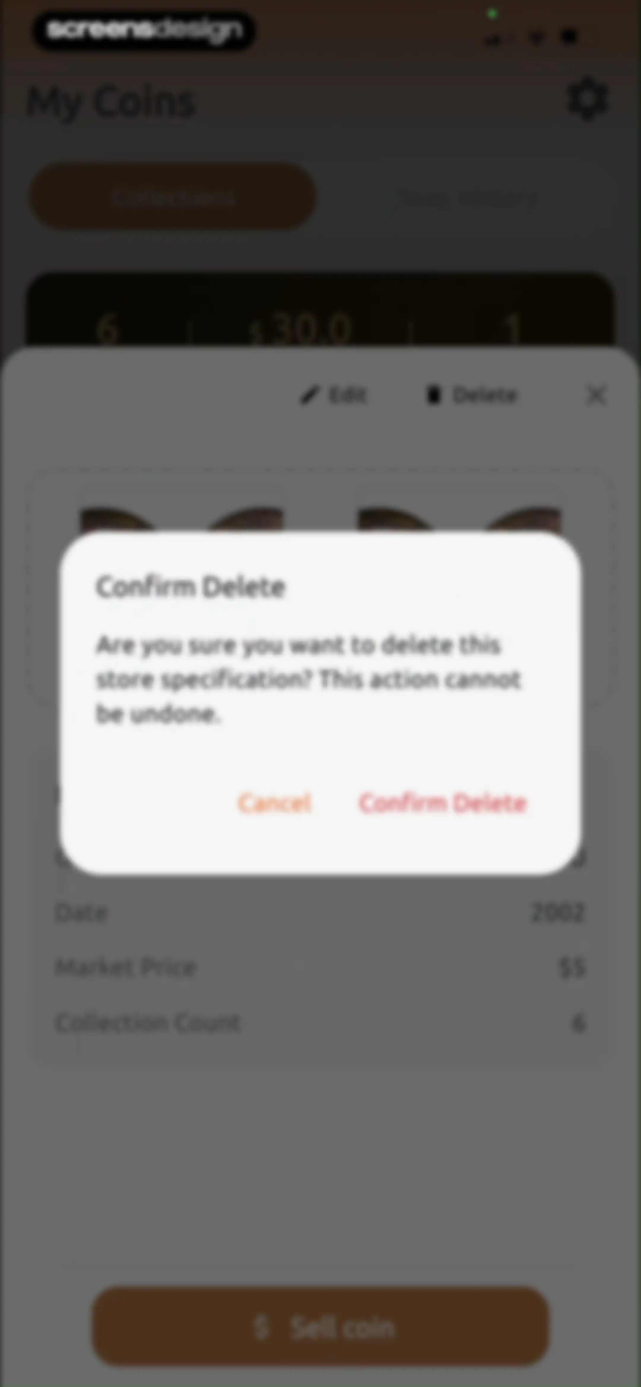 ChatCoin: Coin Identifier screen 48