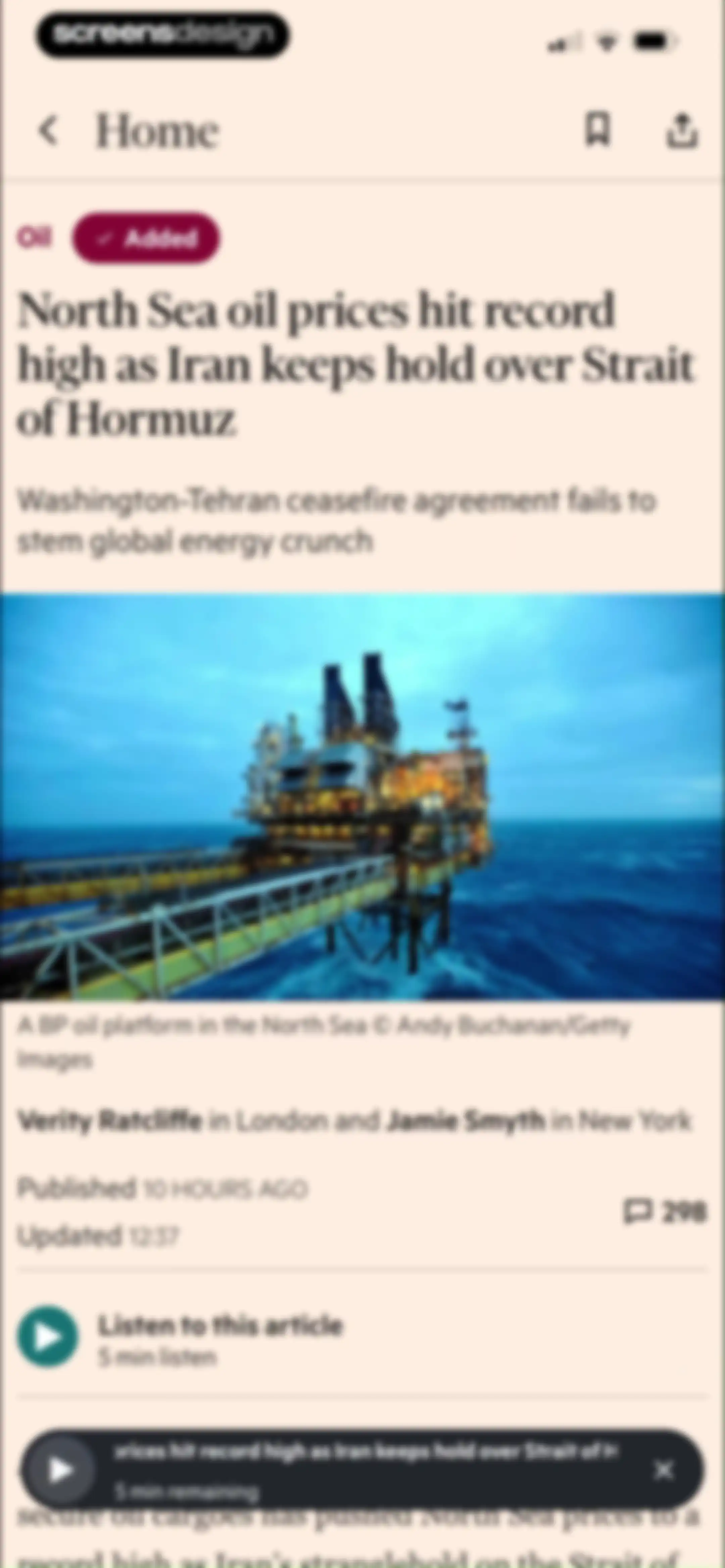 Financial Times: Business News screen 31
