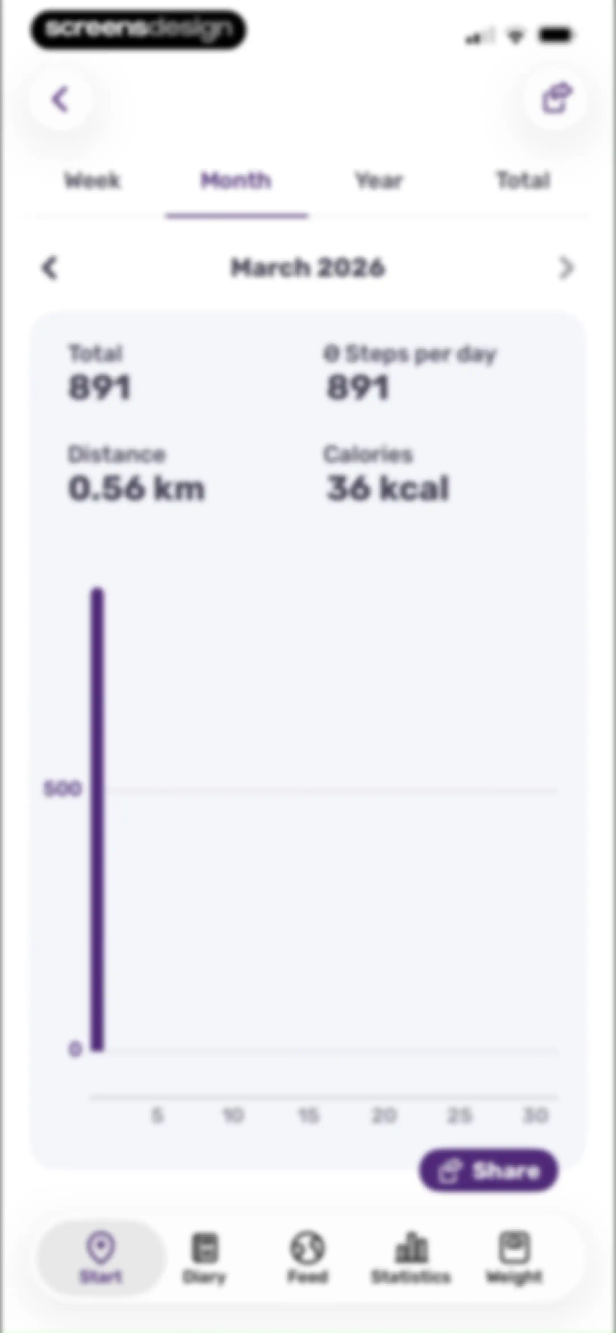 Running Tracker App – FITAPP screen 74