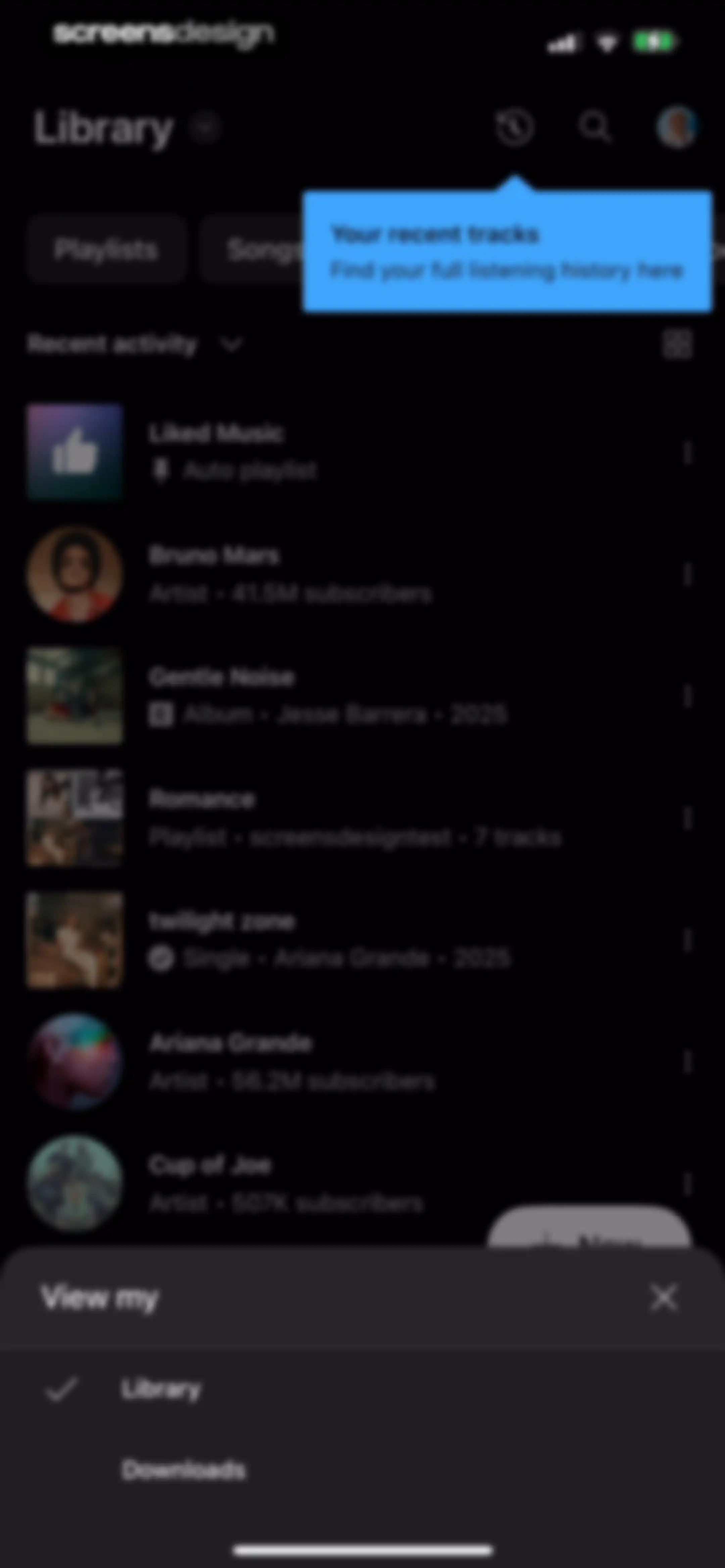 YouTube Music screen 142
