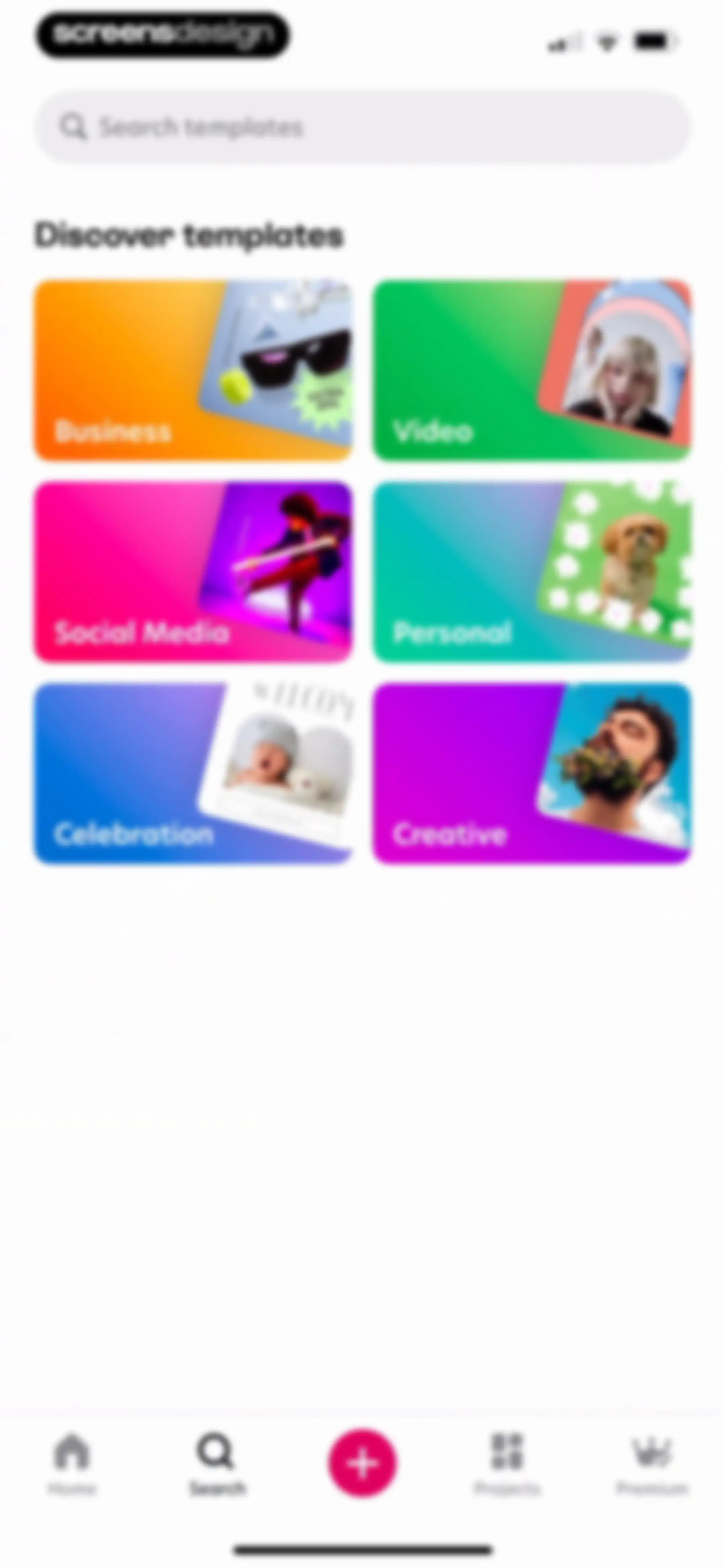 Bazaart AI Photo Editor Design screen 159