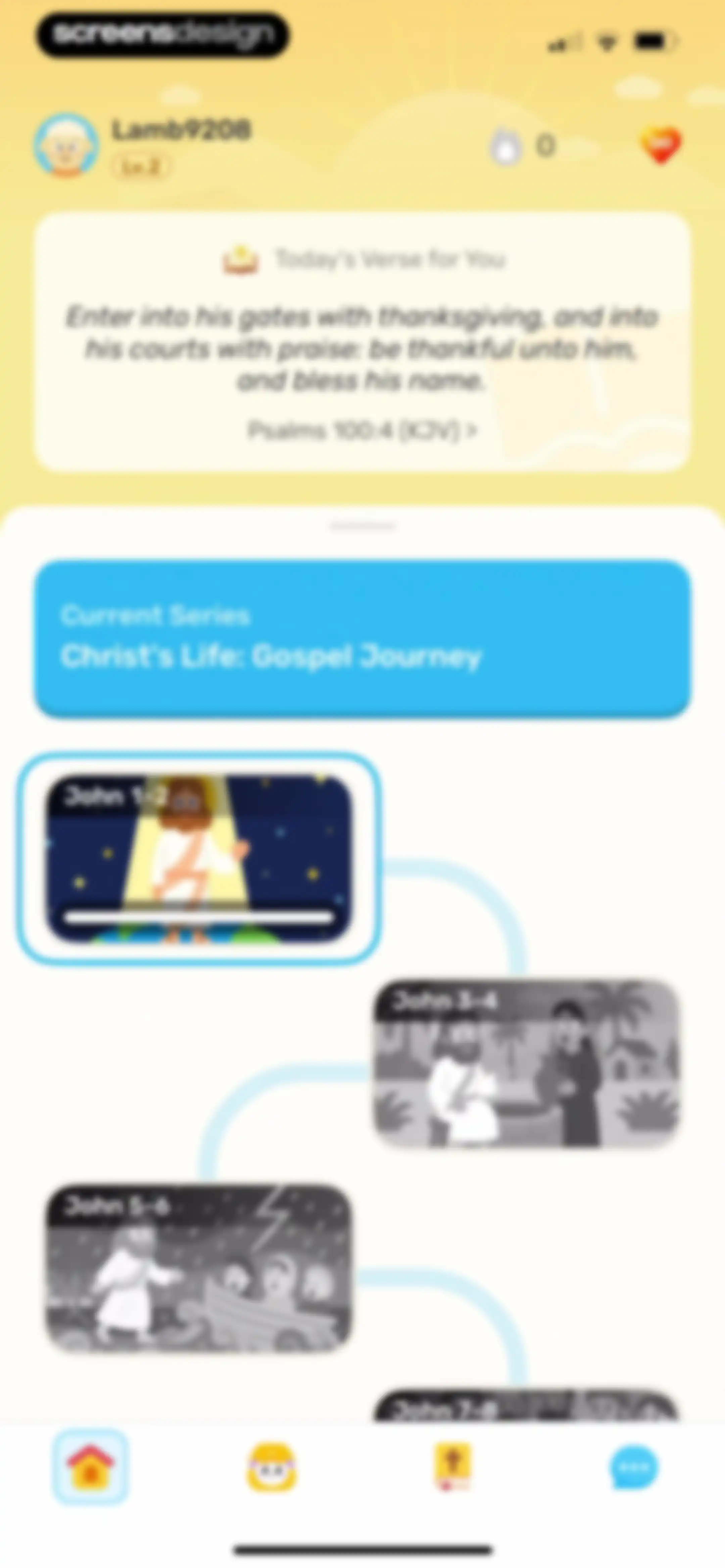 Bible Study - Manna screen 73