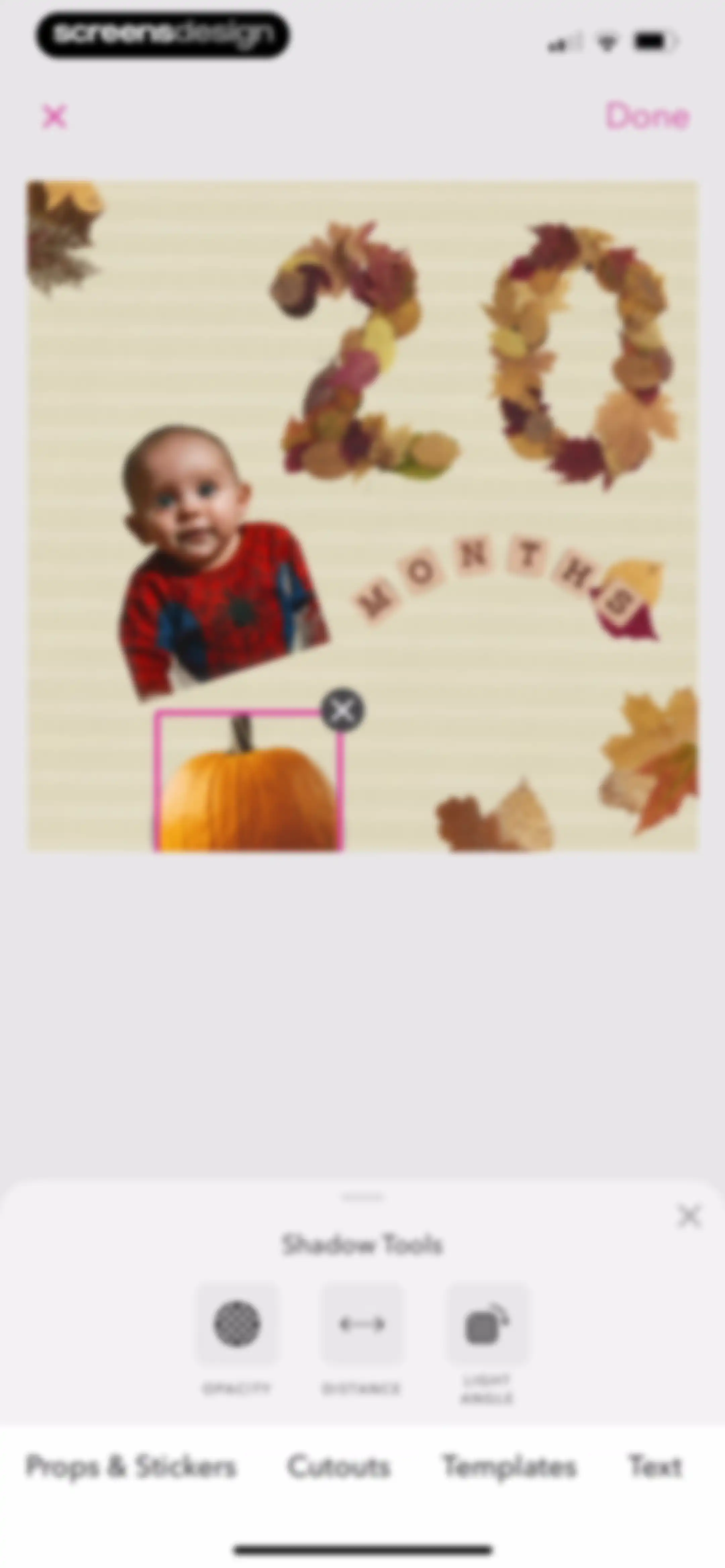 Precious - Baby Photo Art screen 68