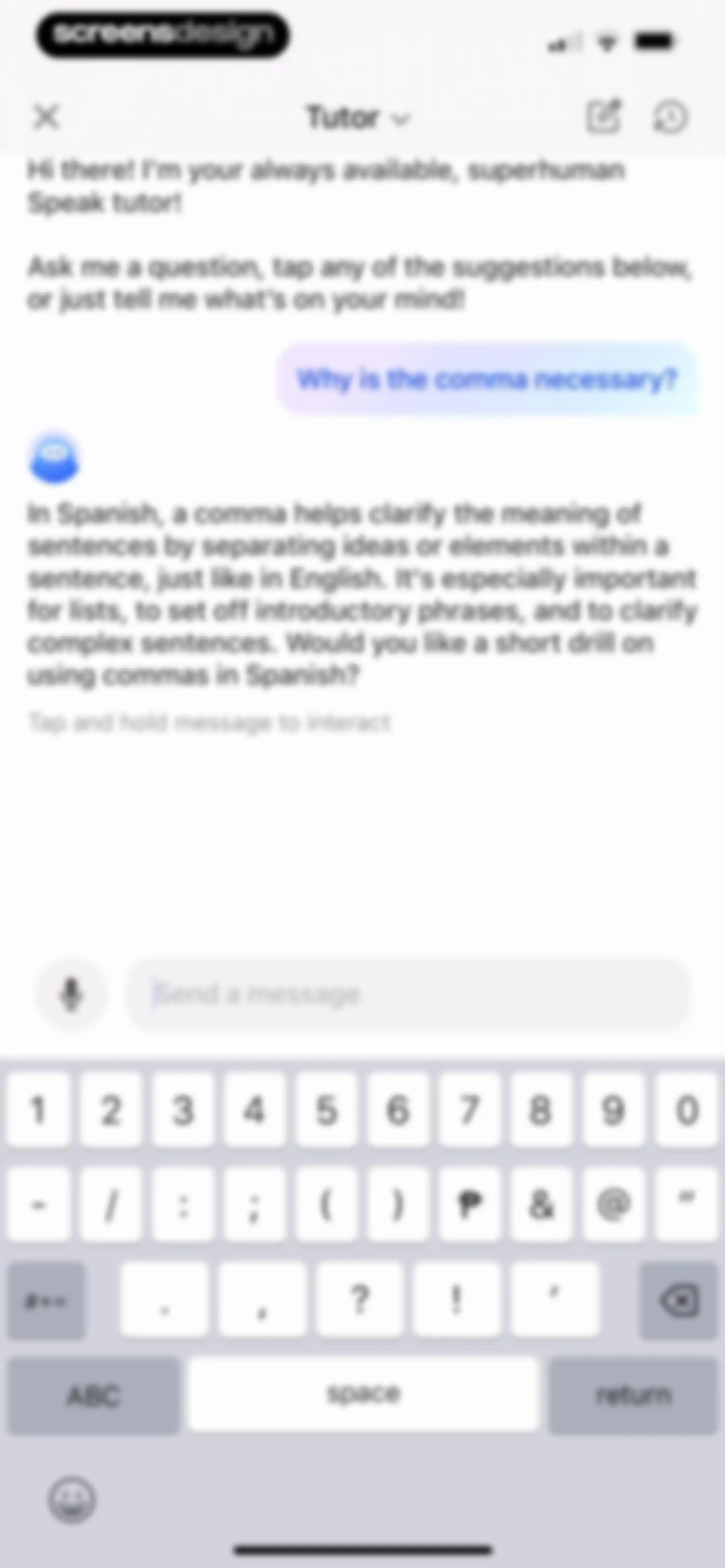 Speak: Language Learning screen 74