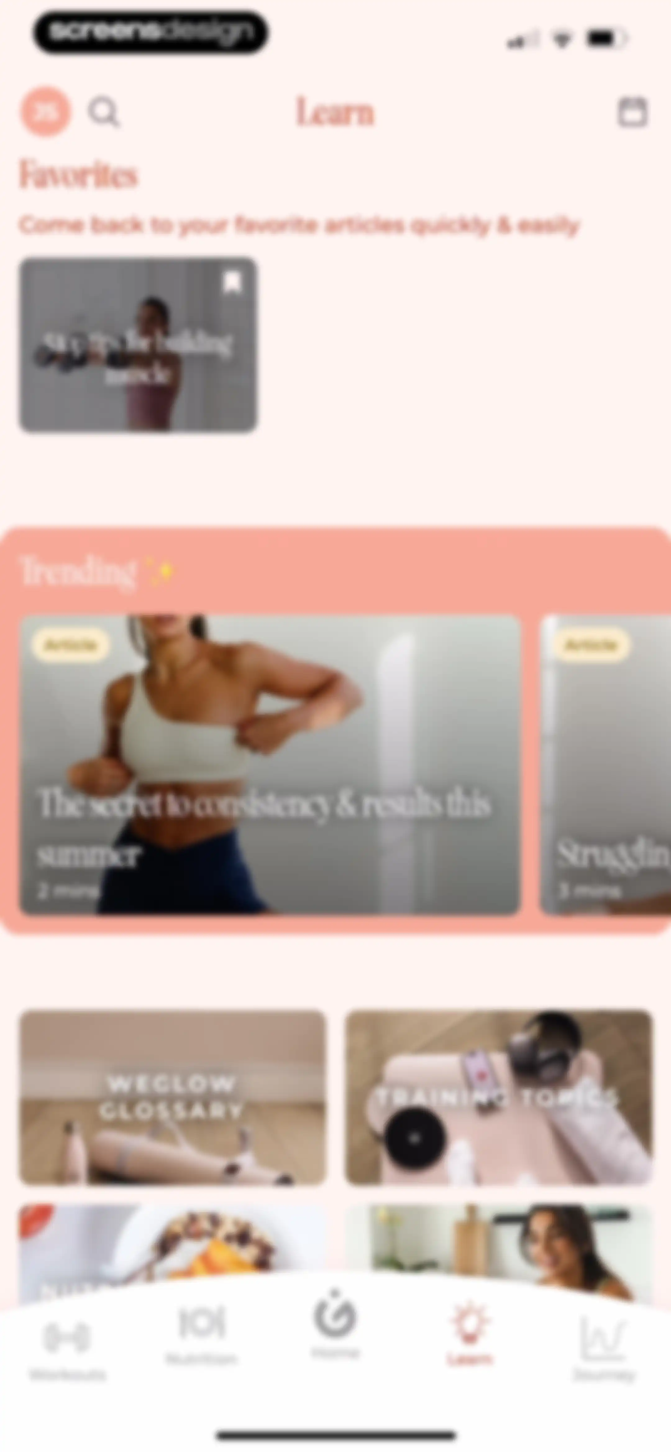 WeGLOW: Home Workout for Women screen 157