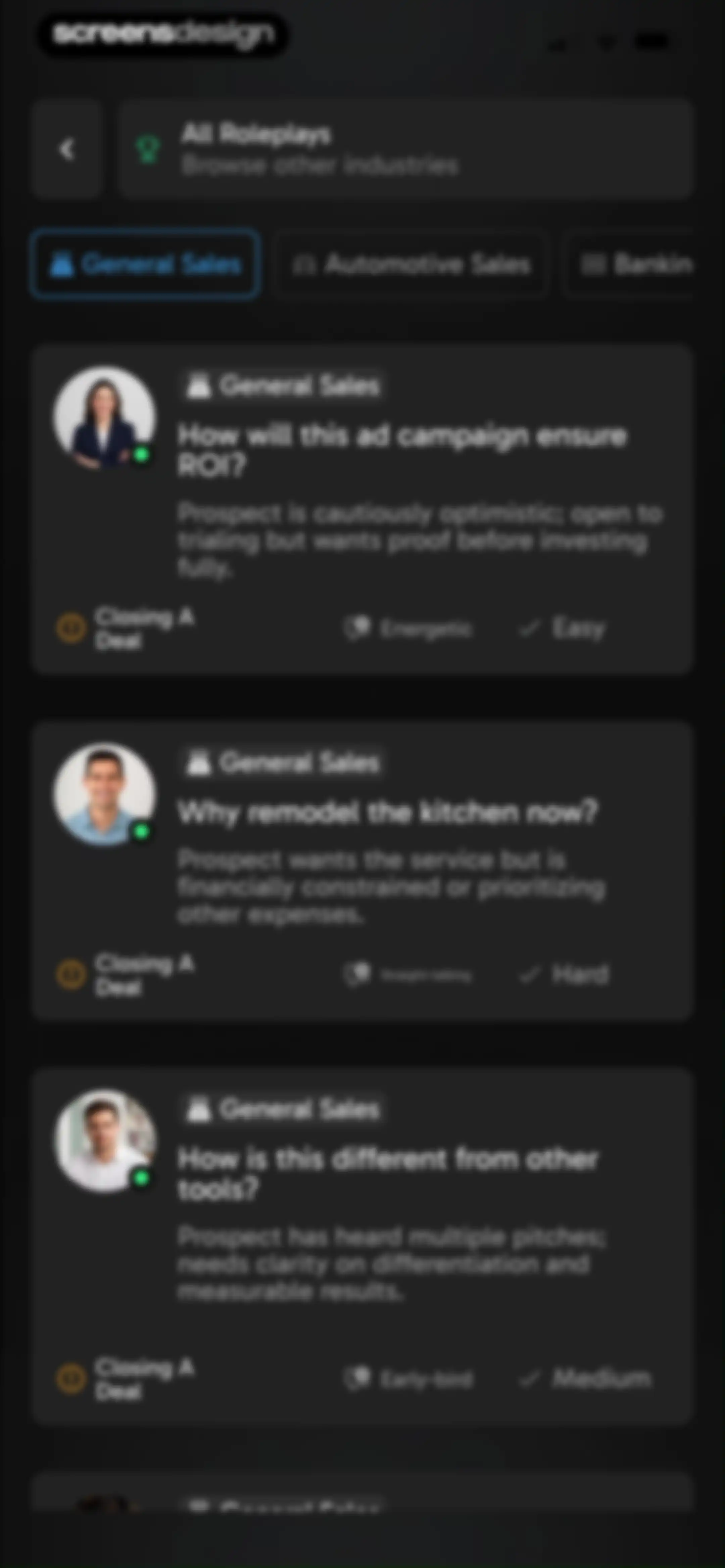CloserCoach - AI Sales Trainer screen 95