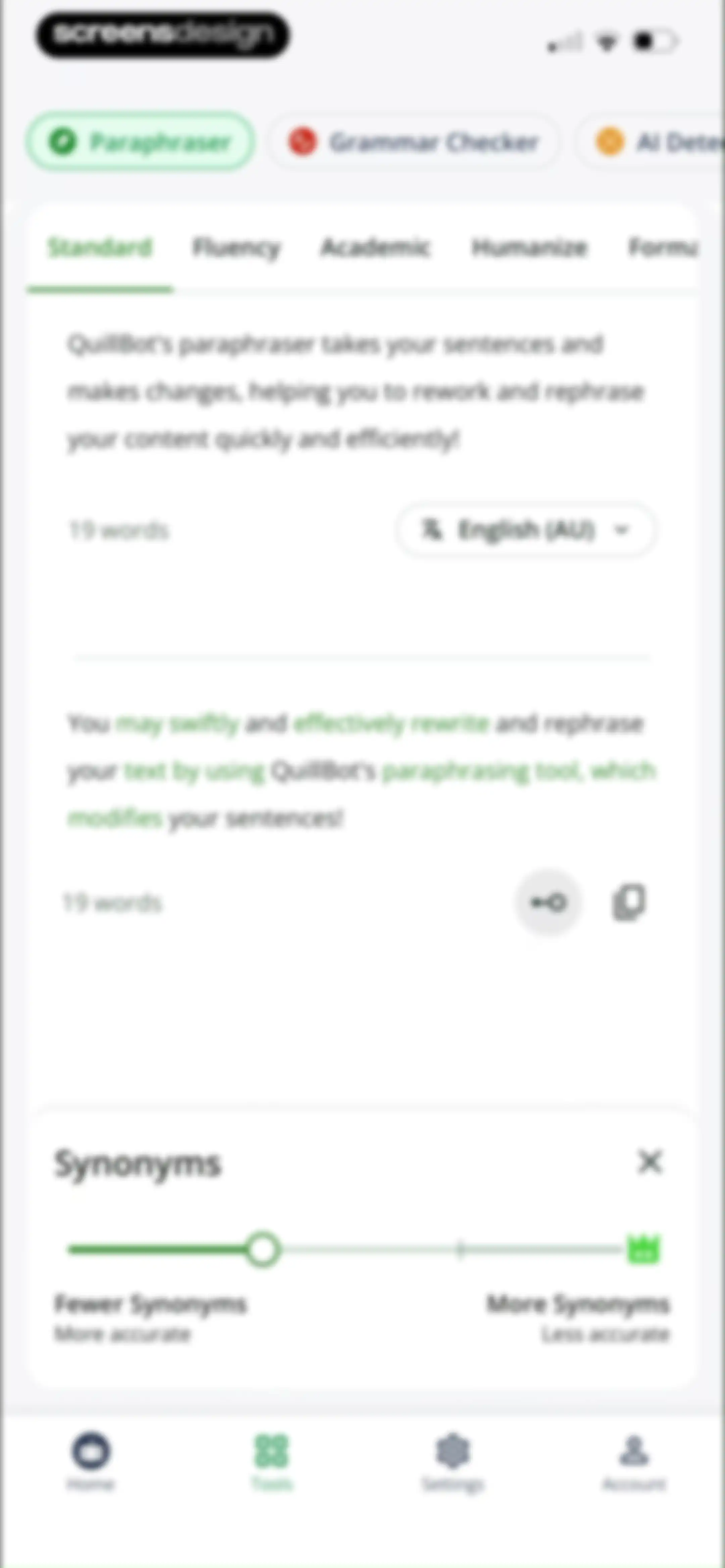 Quillbot-AI Writing & Keyboard screen 79