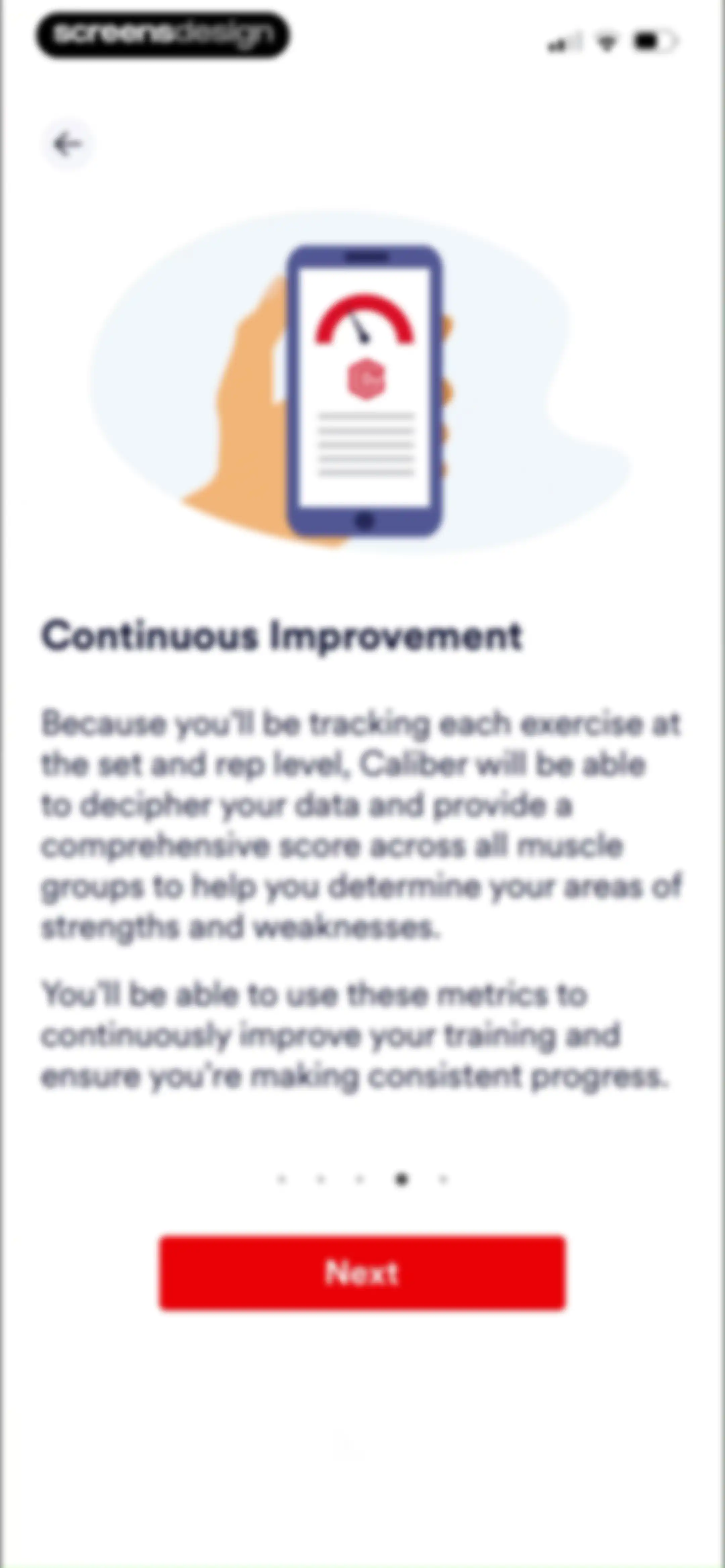 Caliber: Strength Training screen 116