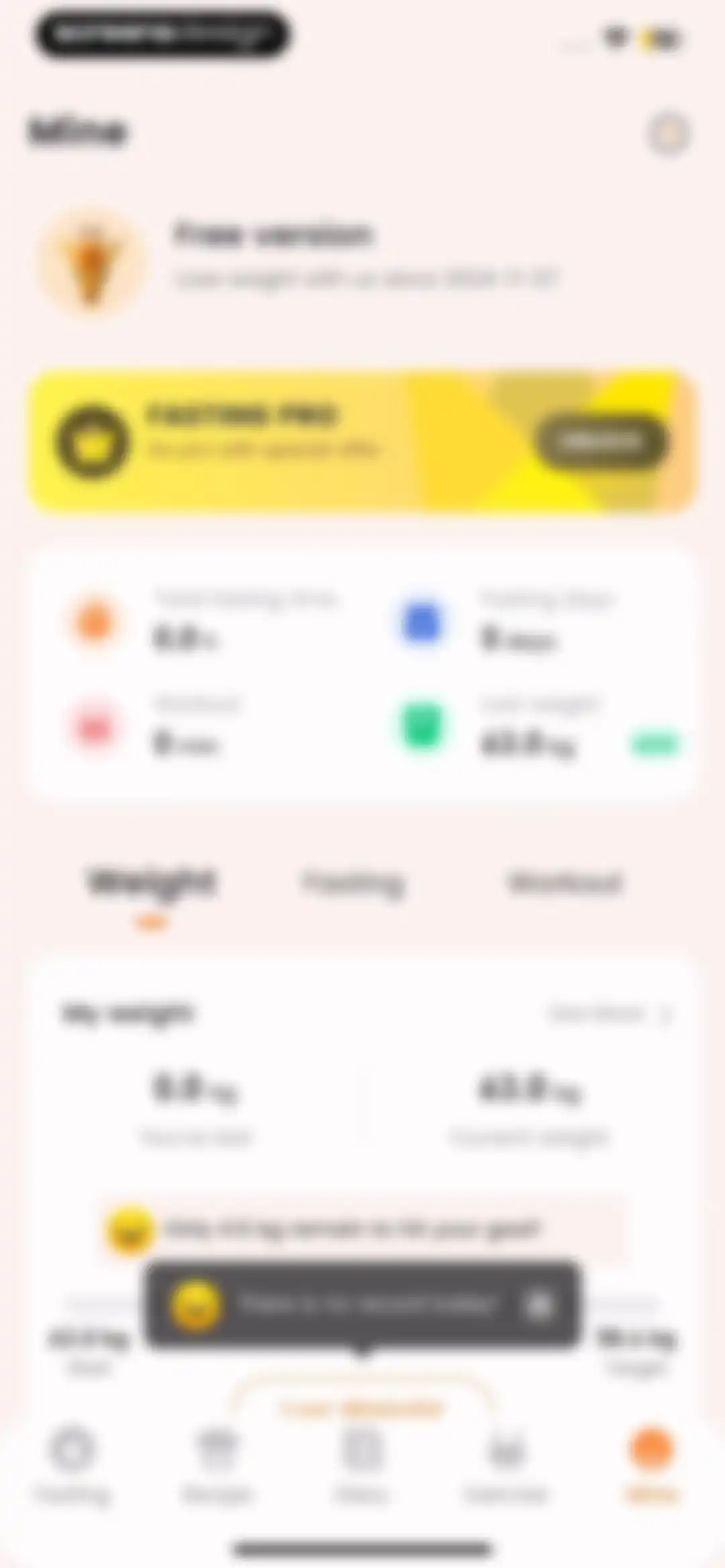 Fasting Coach-Fasting Tracker screen 127