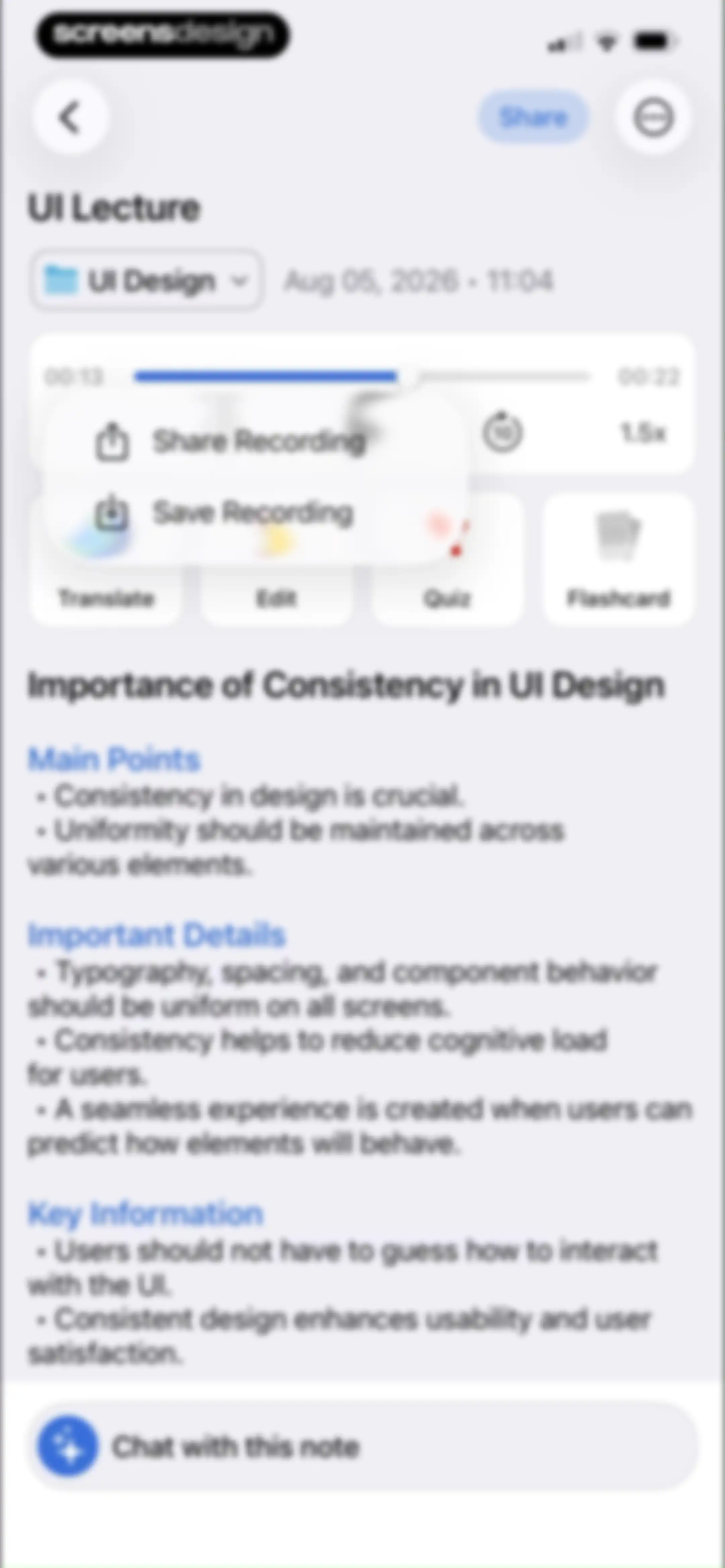AI Note Taker - Voice to Notes screen 22