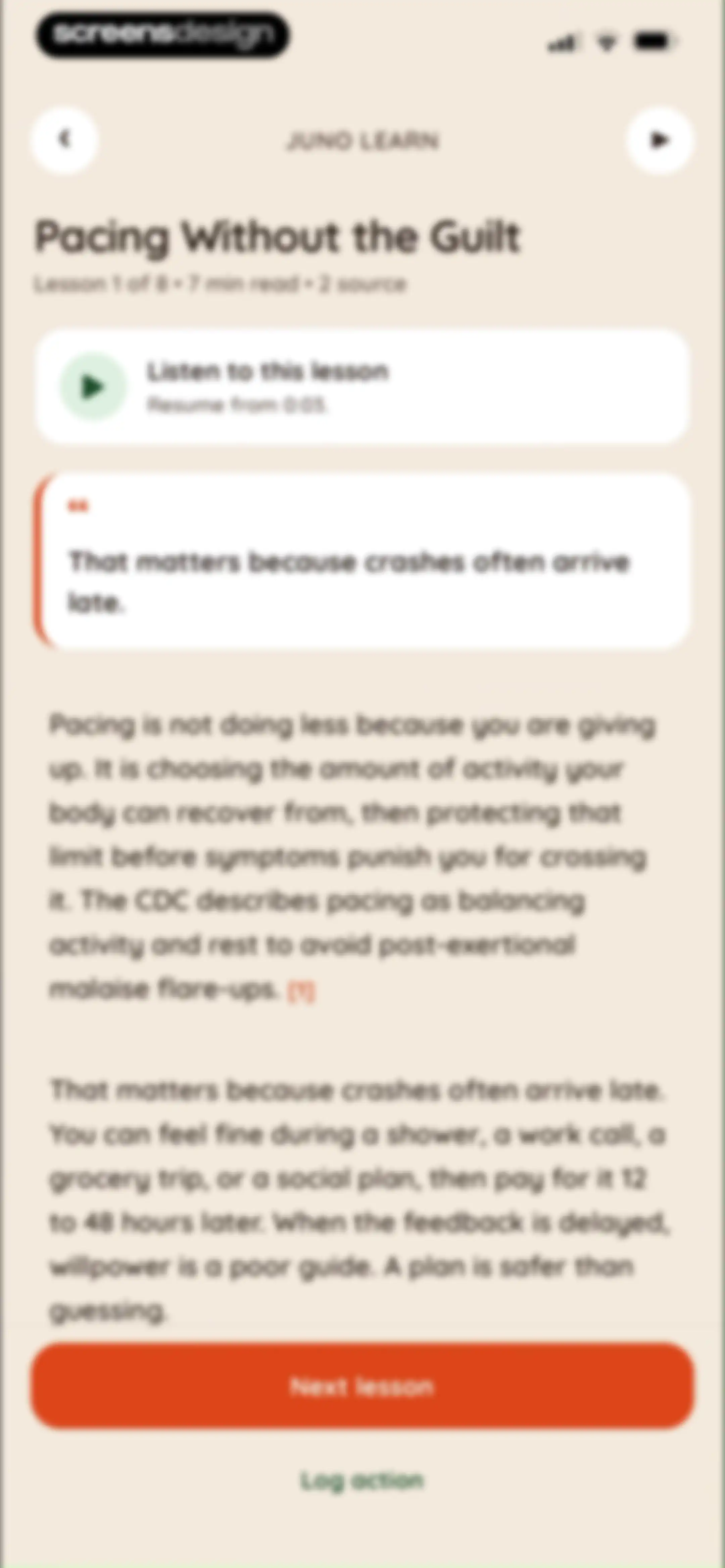 Juno: Chronic Illness Support screen 85
