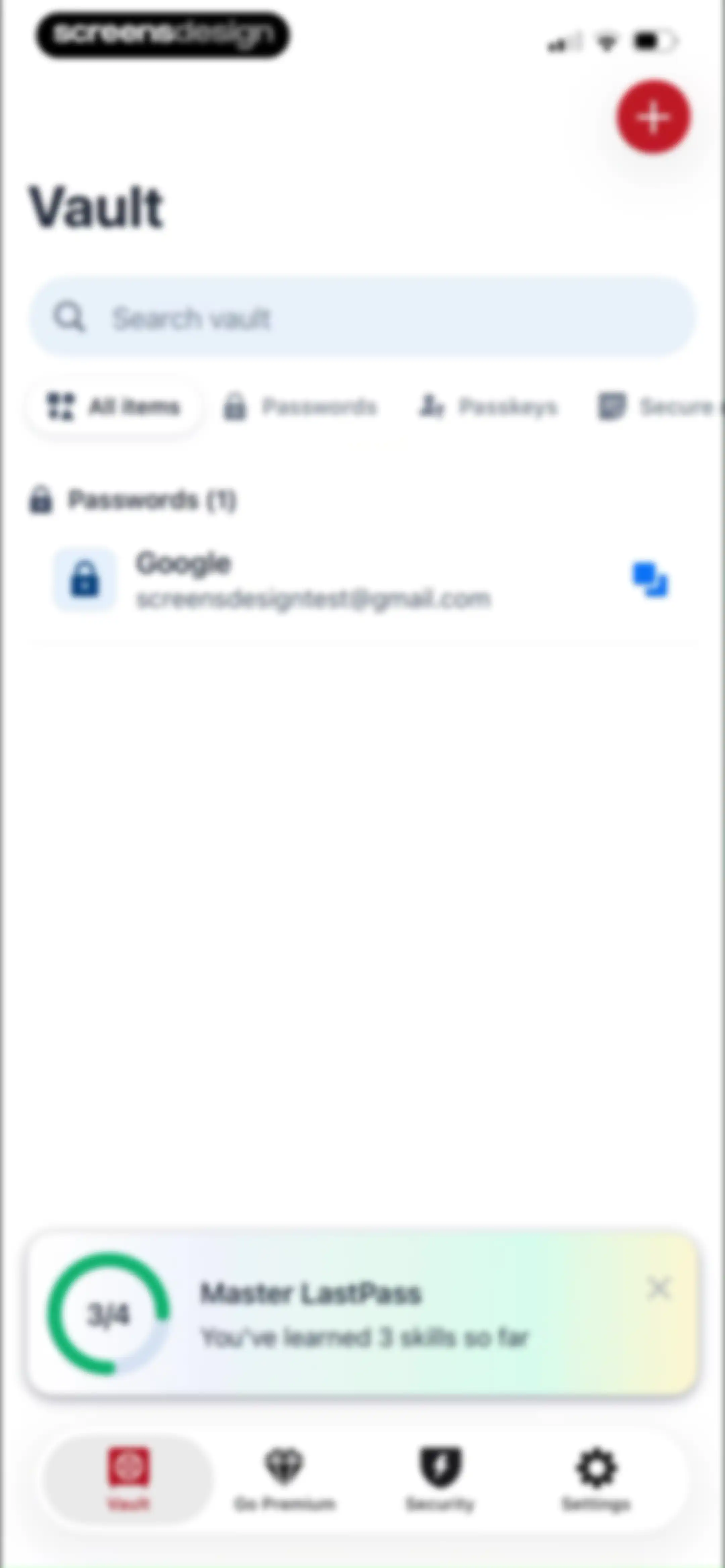 LastPass Password Manager screen 19