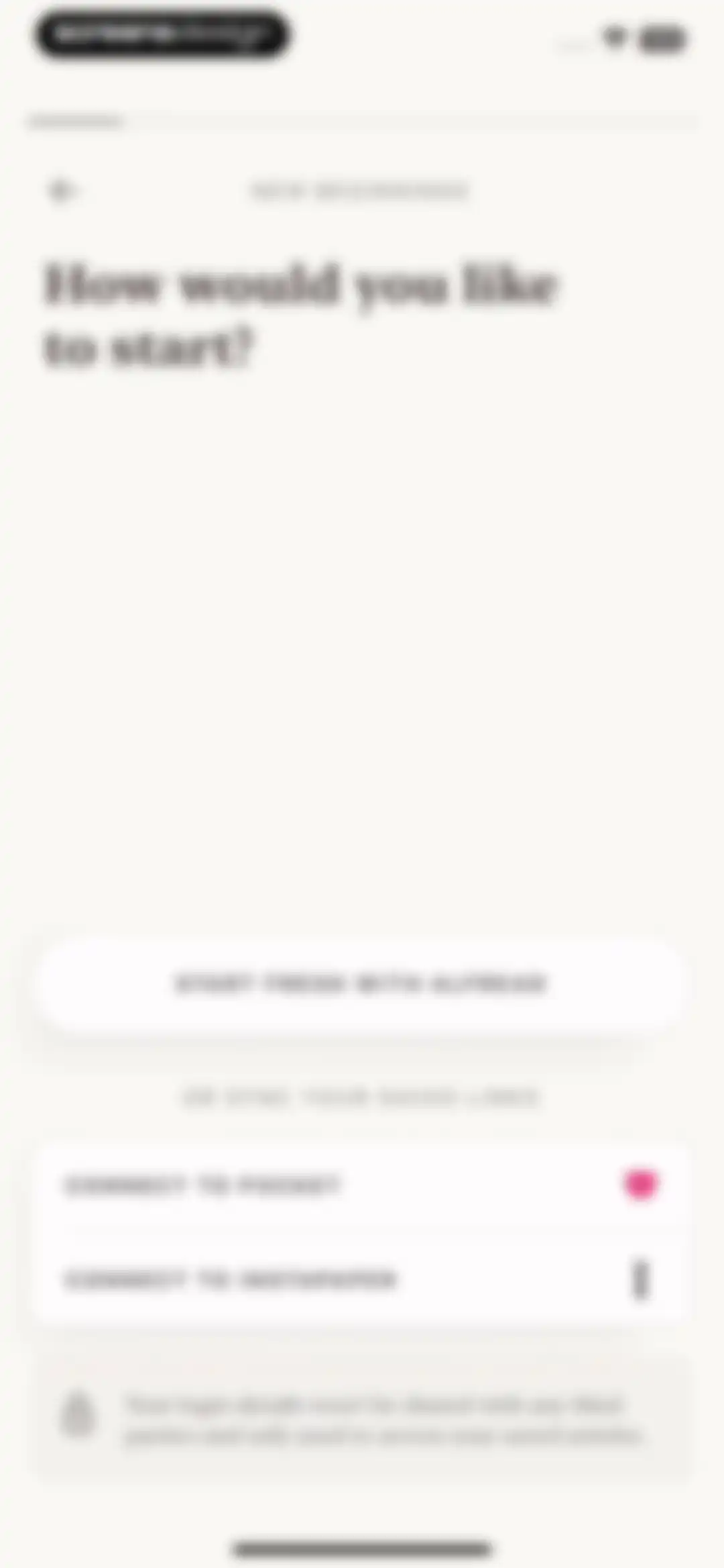 Alfread: grow reading habit screen 2