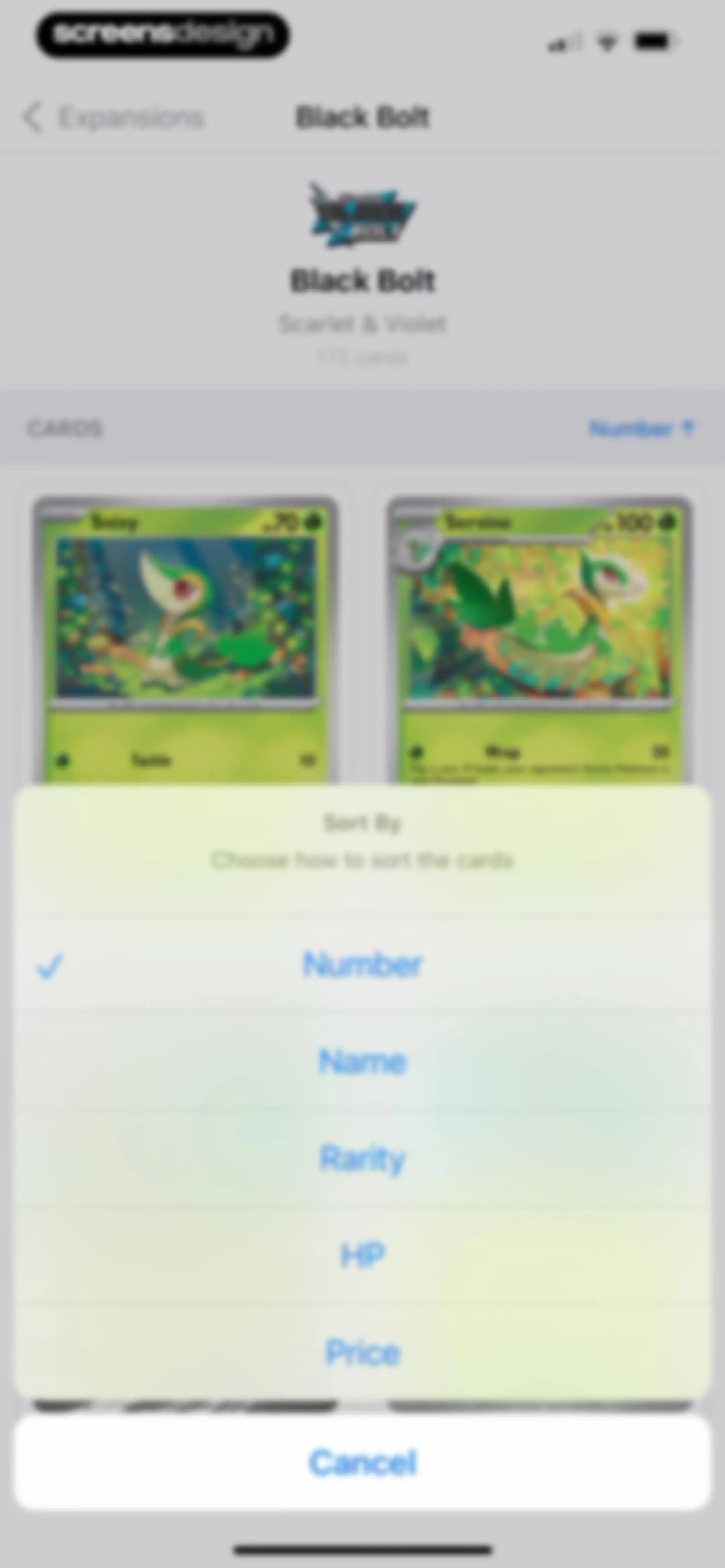TCG Scanner Card - Pokechart screen 31