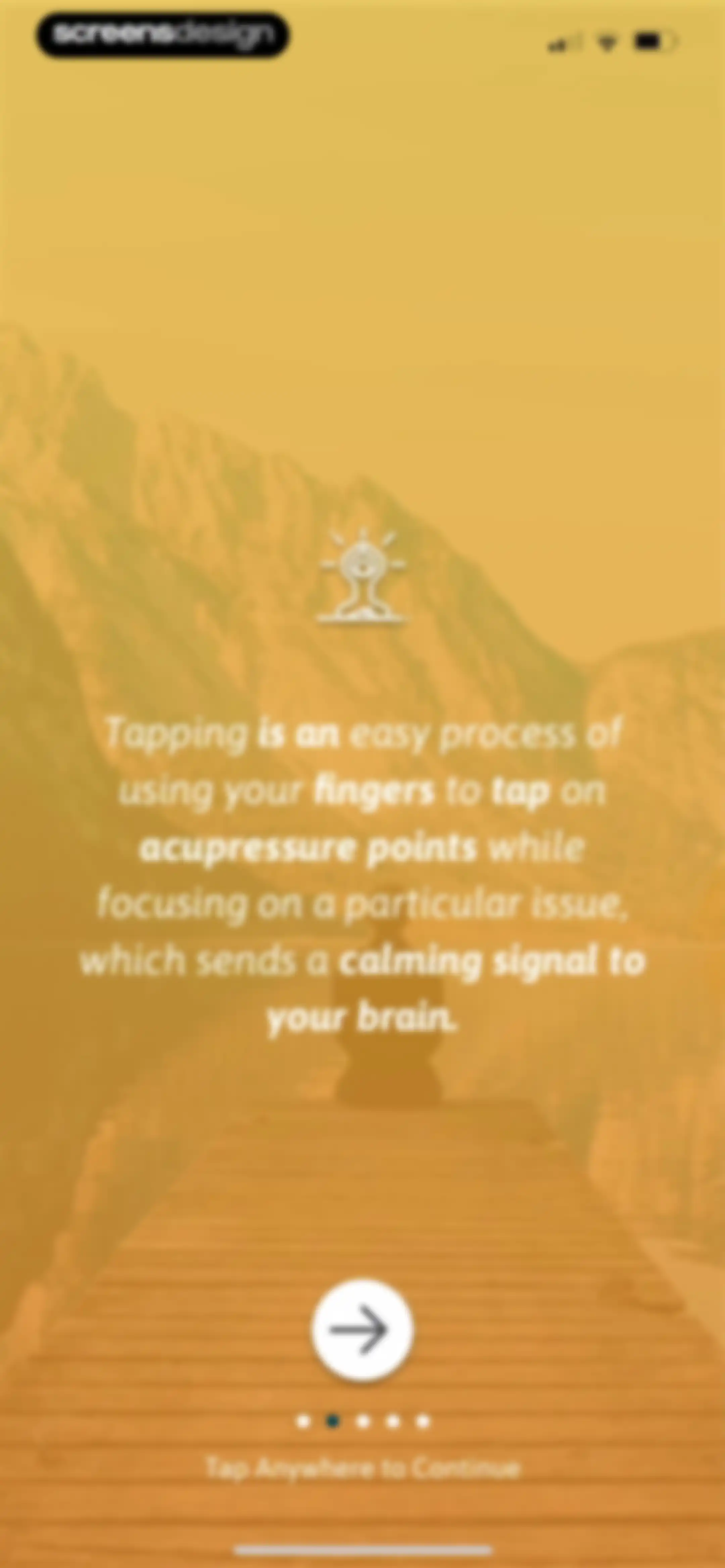 The Tapping Solution screen 14