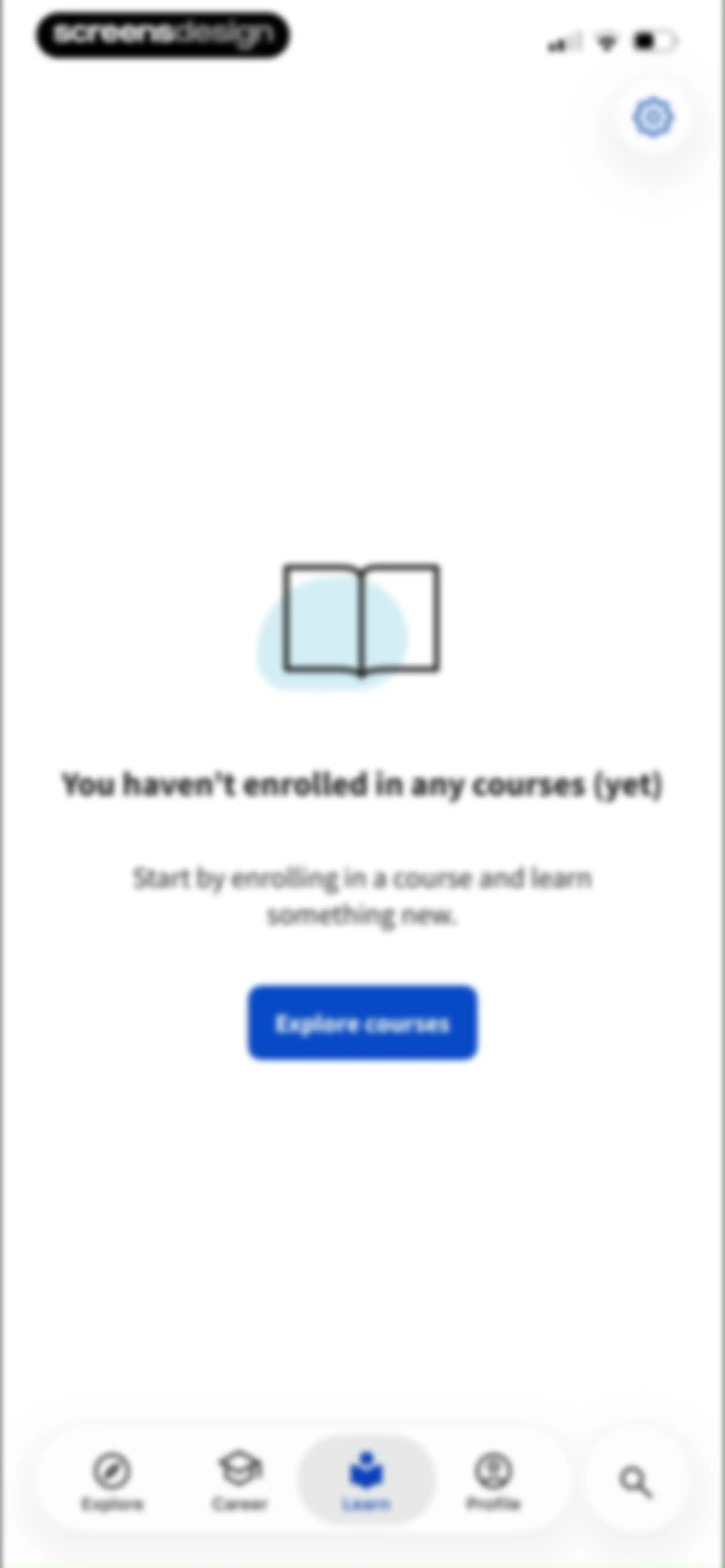 Coursera: Grow your career screen 4