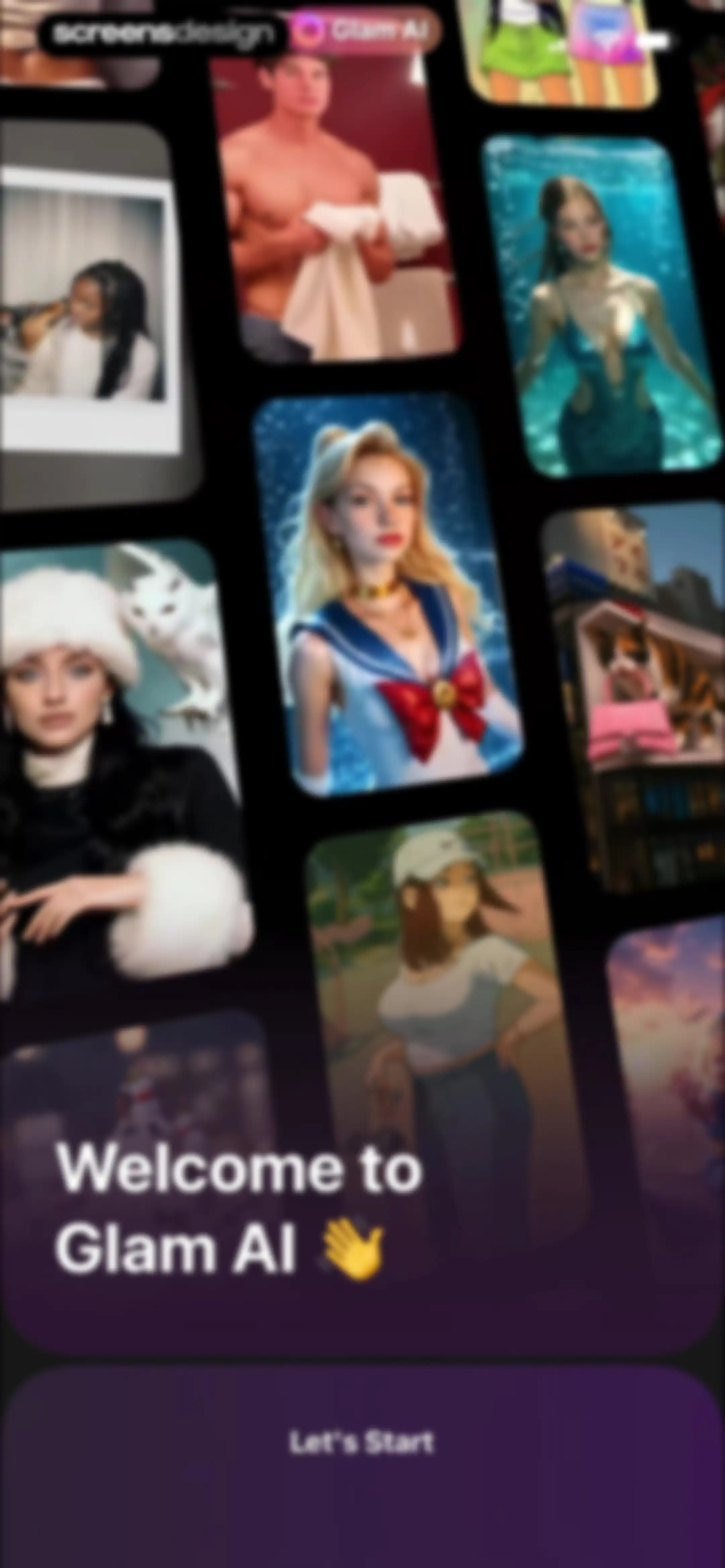 Glam AI: Video & Photo Editor screen 4