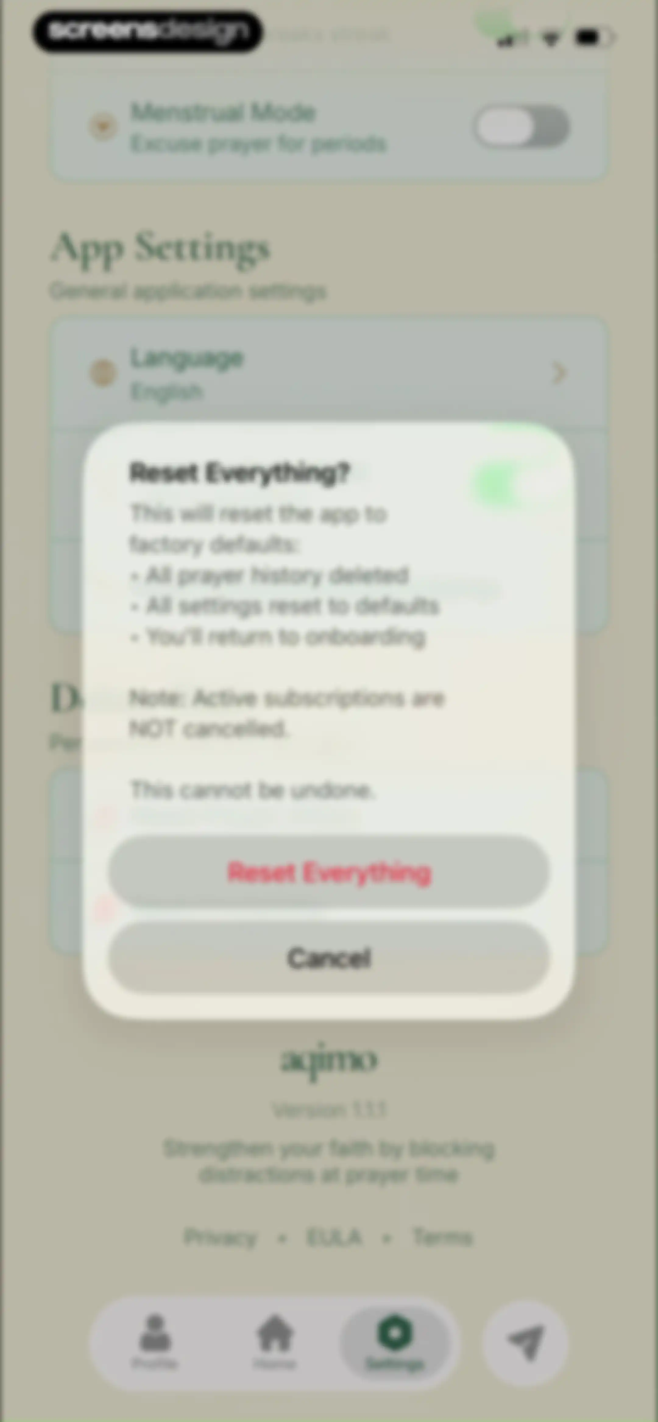 Aqimo: Salah Focus screen 73