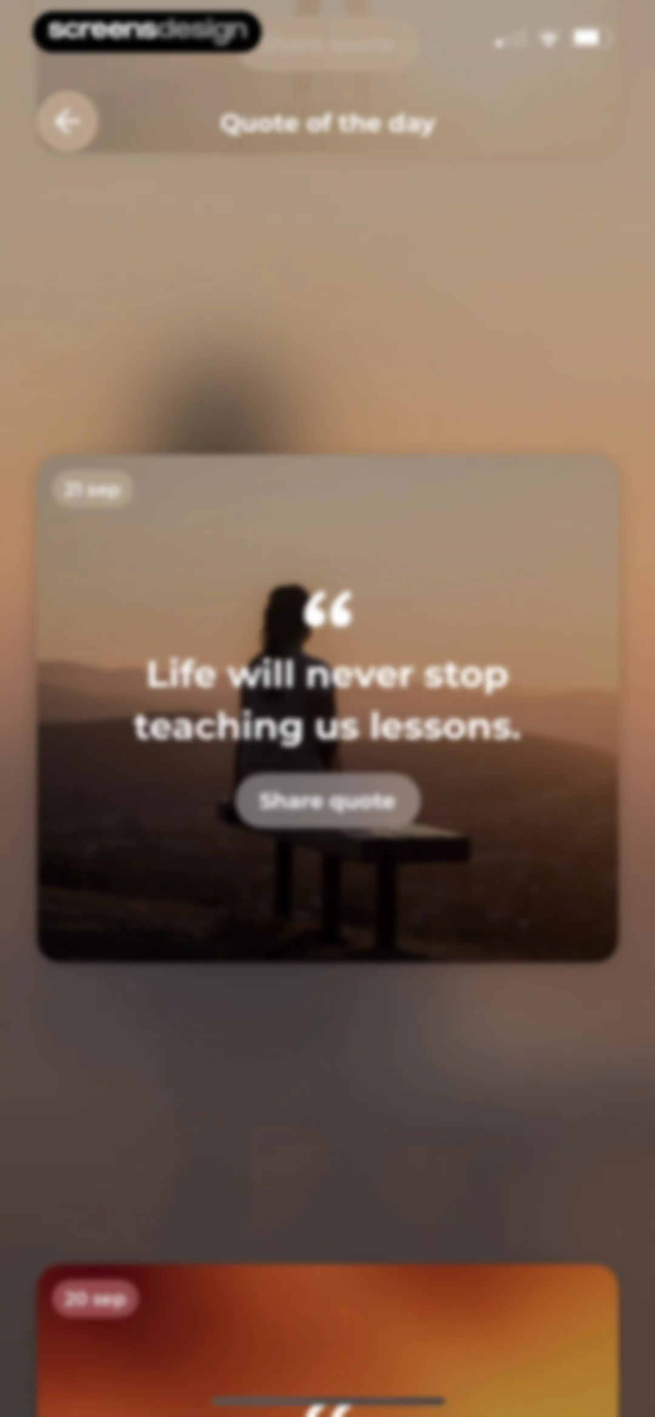 Meditation Moments - Guided screen 46