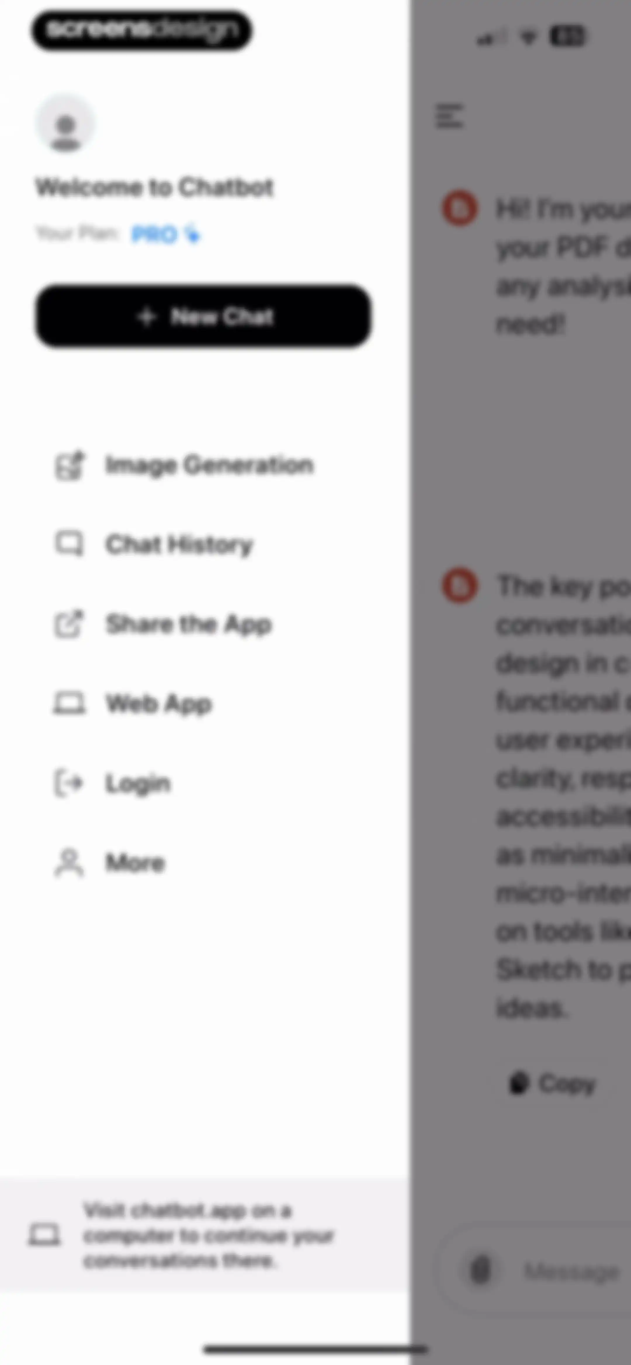 Chatbot App: AI Assistant screen 38