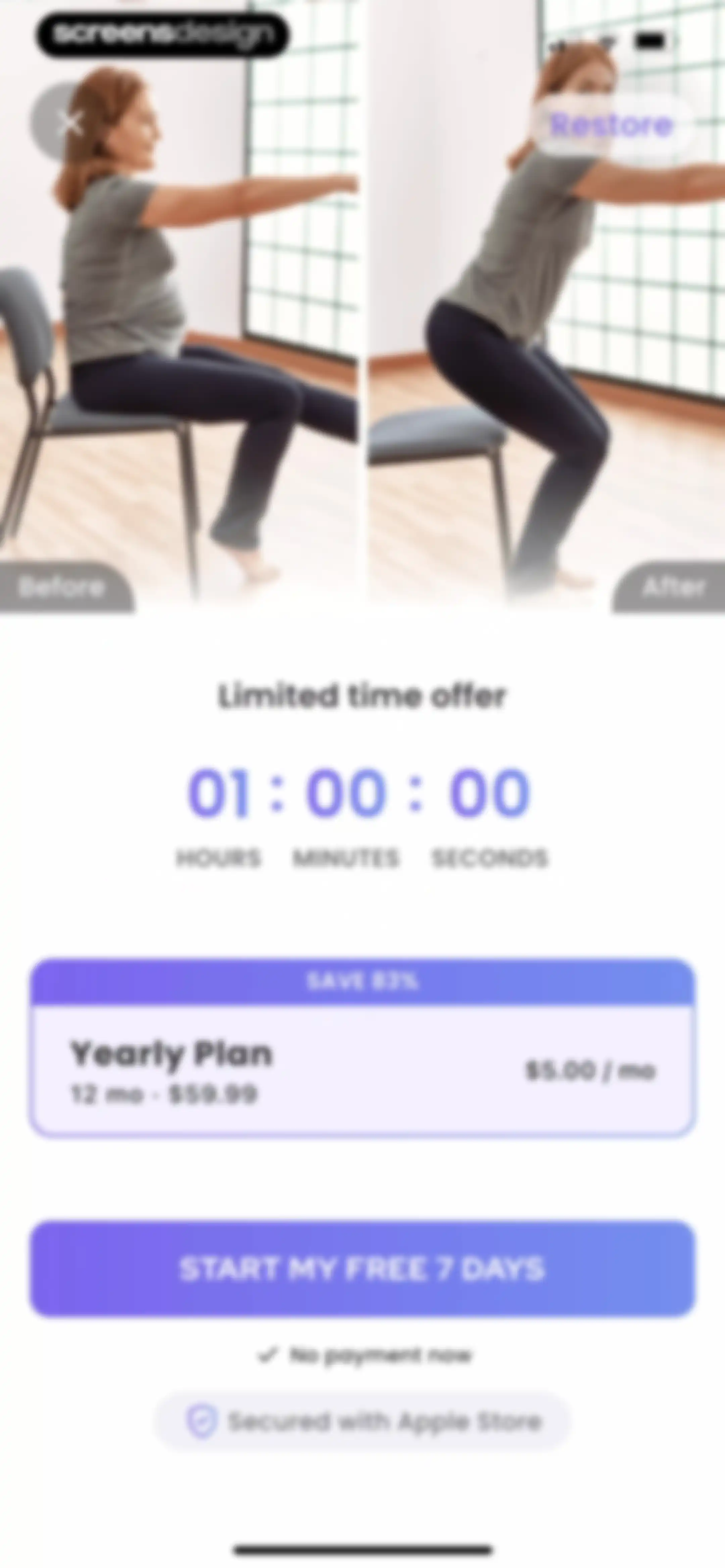 Chair Yoga for Seniors at Home screen 40