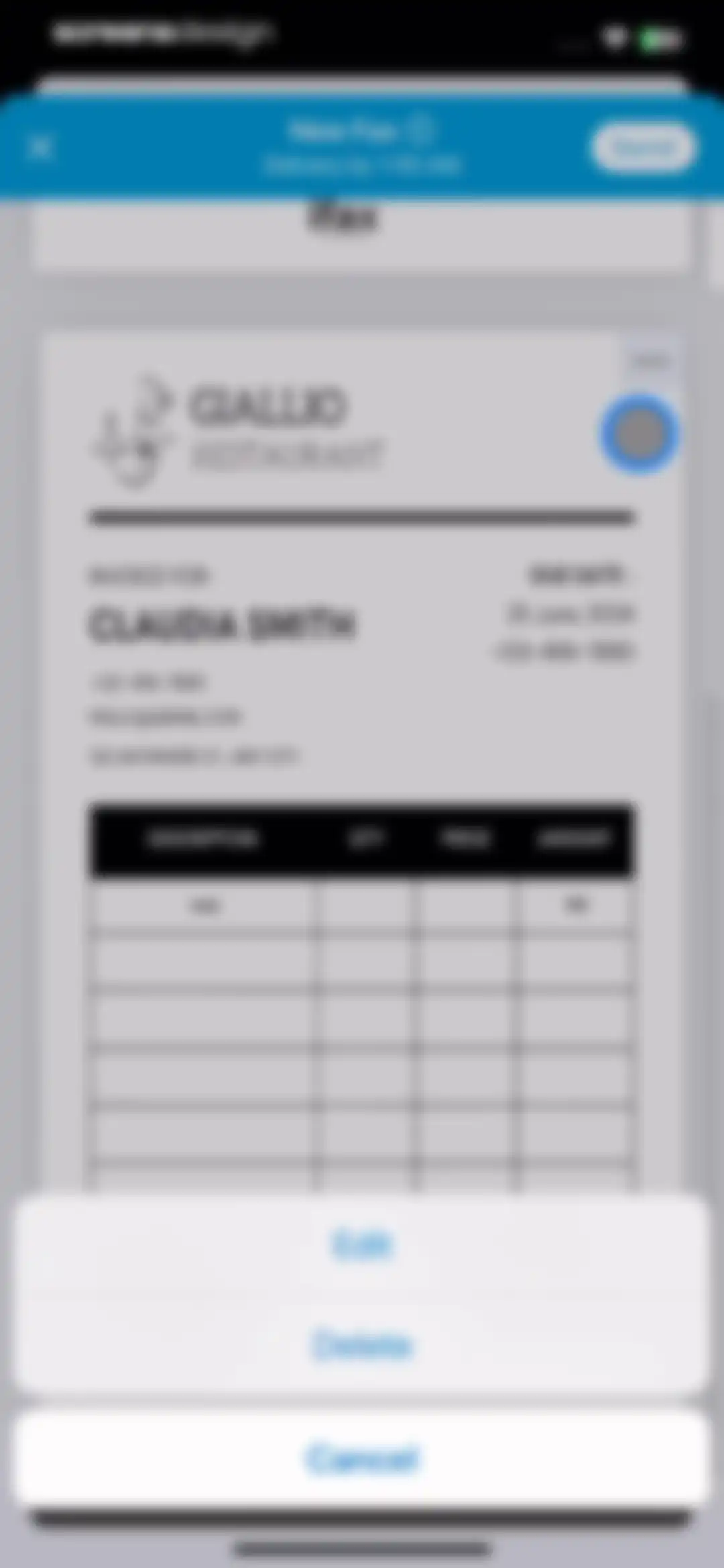 iFax App Send Fax From iPhone screen 26