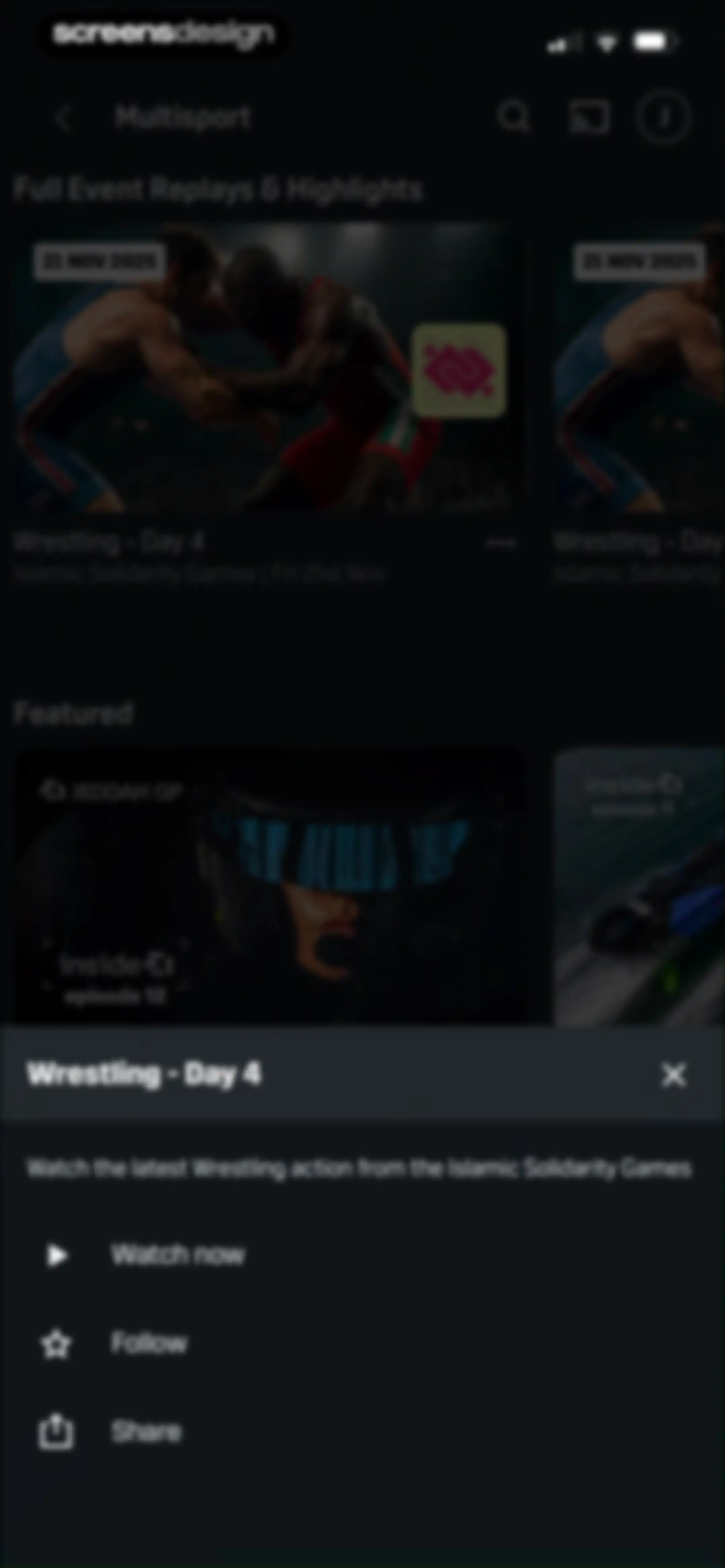 DAZN: Stream Live Sports screen 87