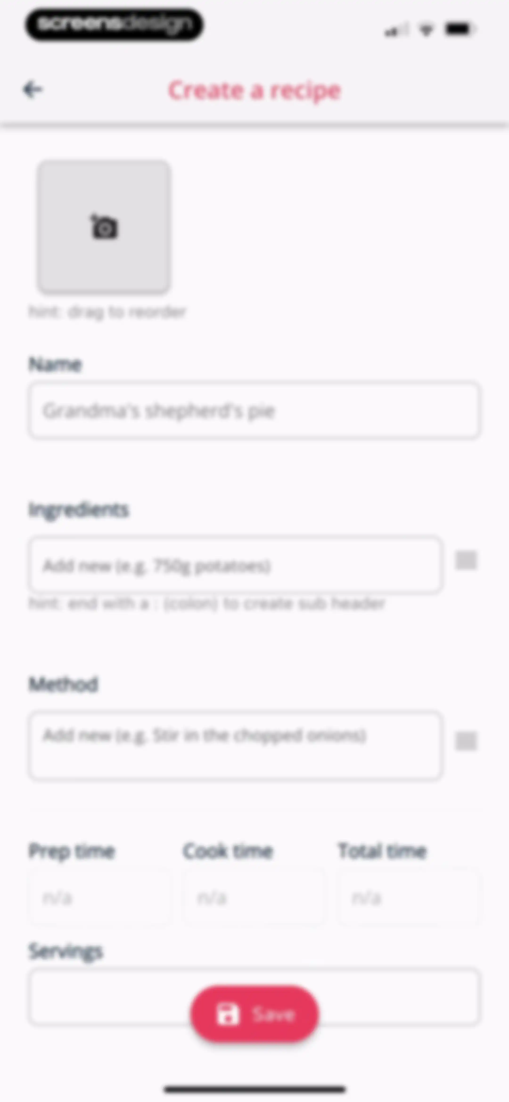 Stashcook: Recipe Keeper screen 112