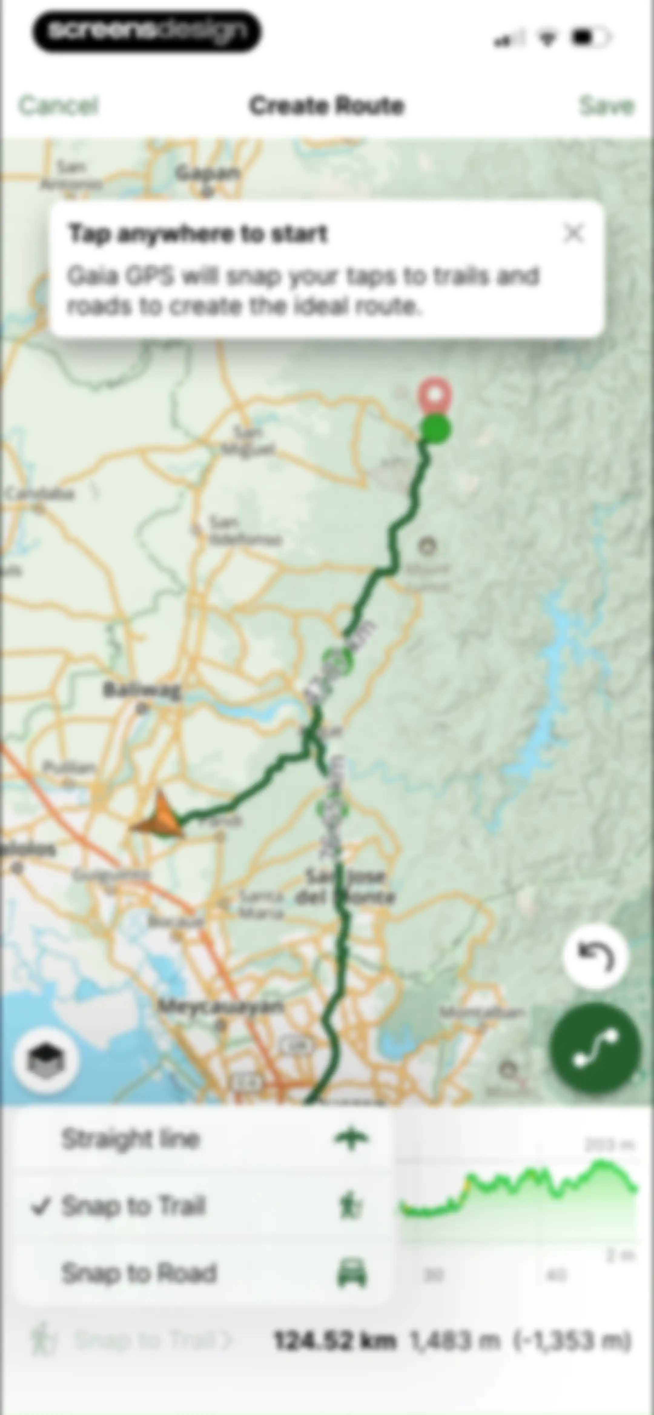 Gaia GPS: Mobile Trail Maps screen 49