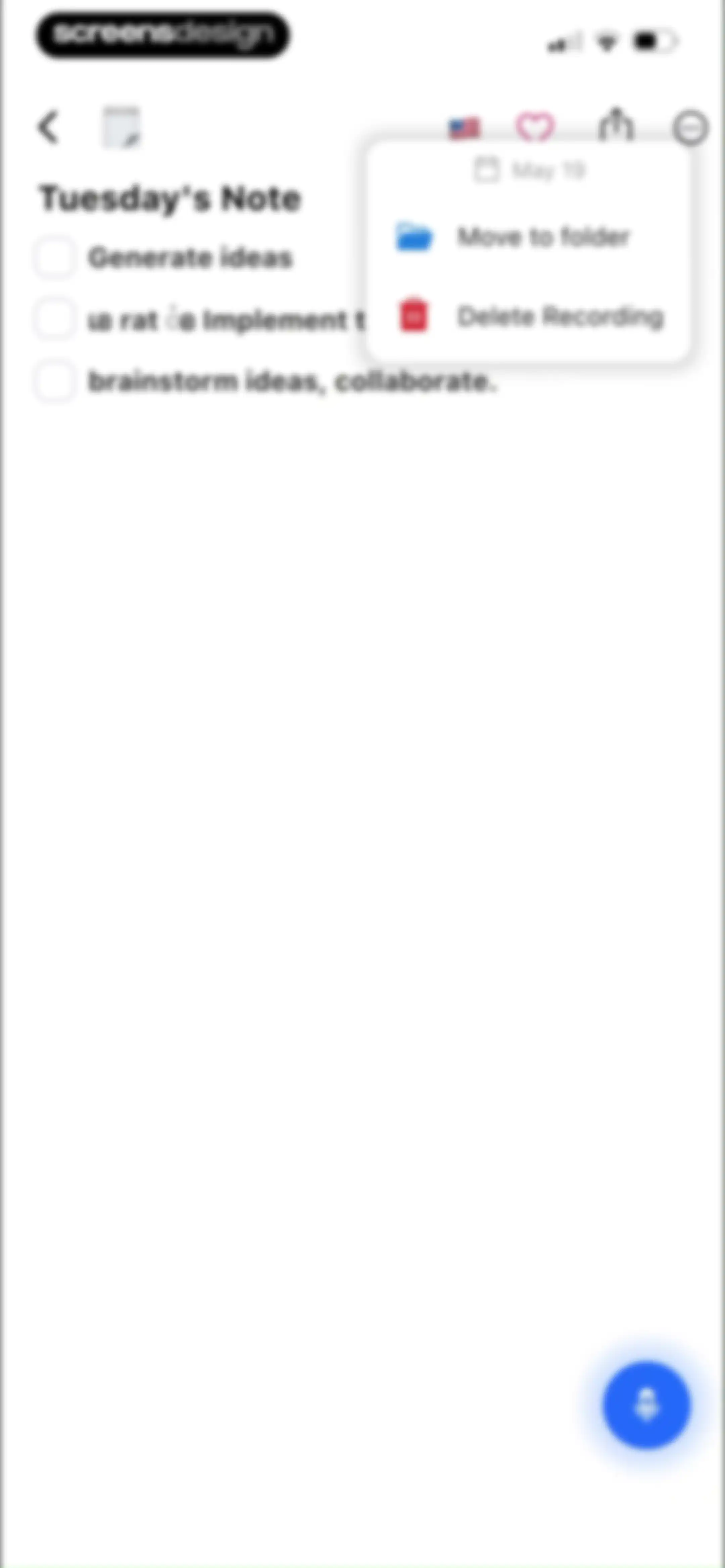 Summary - AI Note Taker screen 68